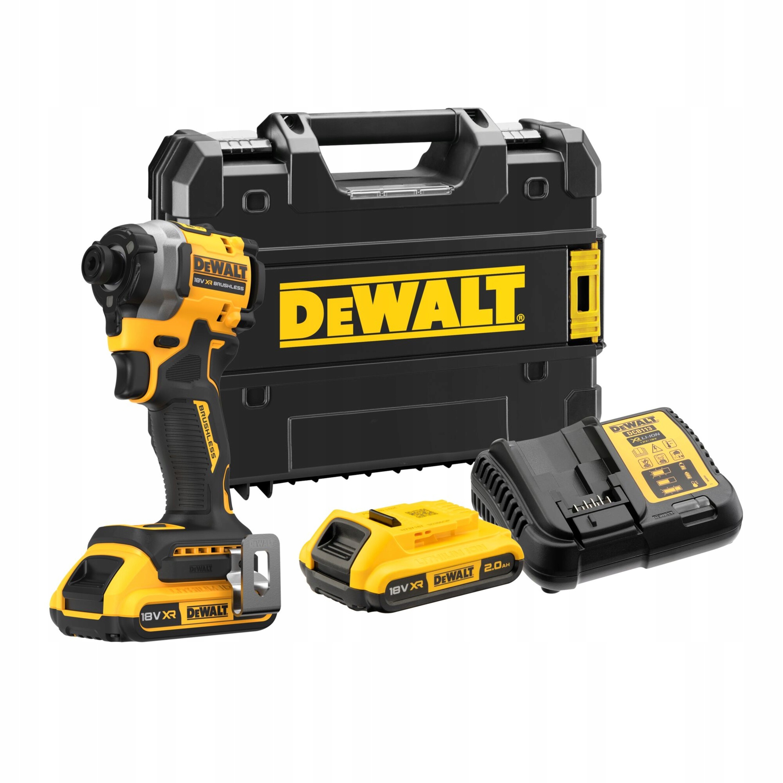 Zakrętarka Udarowa DeWALT DCF850D2T 18V 206Nm 2x2Ah TSTAK Bezszczotkowa | DCF850D2T-QW | 5035048743027