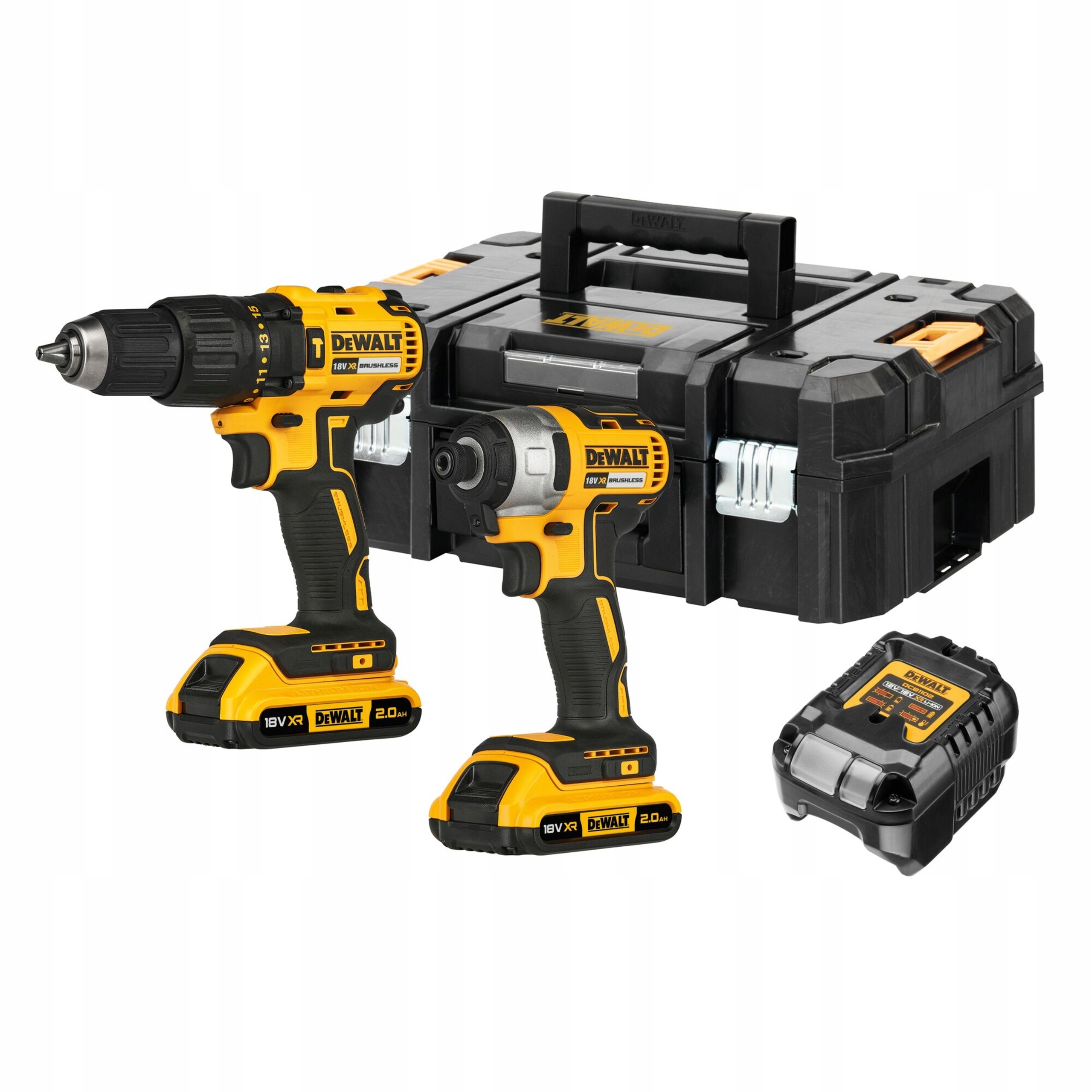 Zestaw Combo DeWALT DCK2060L2T 18V DCD778 + DCF787 2x3Ah TSTAK | DCK2060L2T-QW | 3615613134027