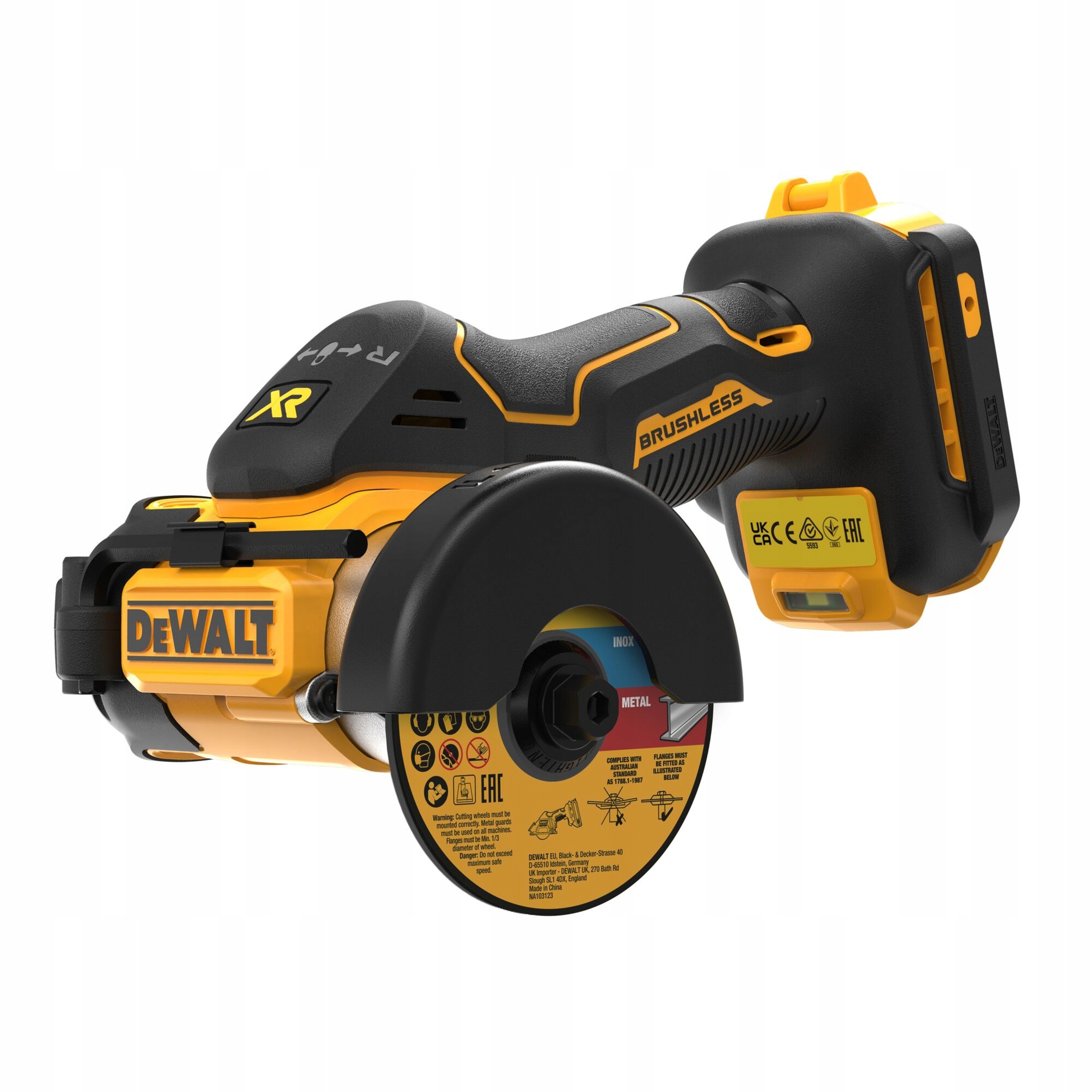 Mini Przecinarka Akumulatorowa DeWALT DCS438N 18V 76mm Szlifierka Kątowa | DCS438N-XJ | 5035048747759
