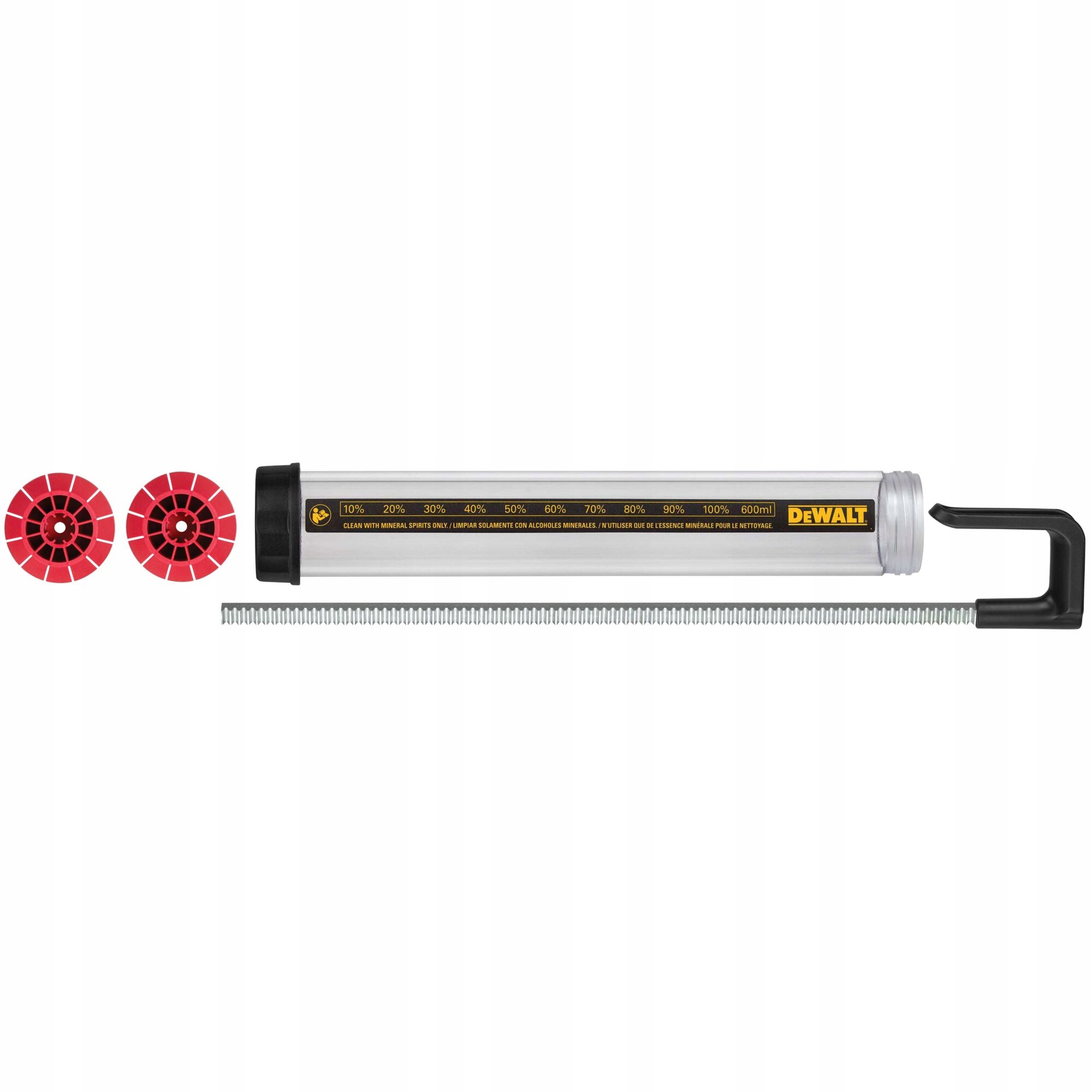 Przezroczysta Tuba do Pistoletu Silikonu 600ml DeWALT DCE5801 DCE560 DCE571 | DCE5801-XJ | 5035048642214