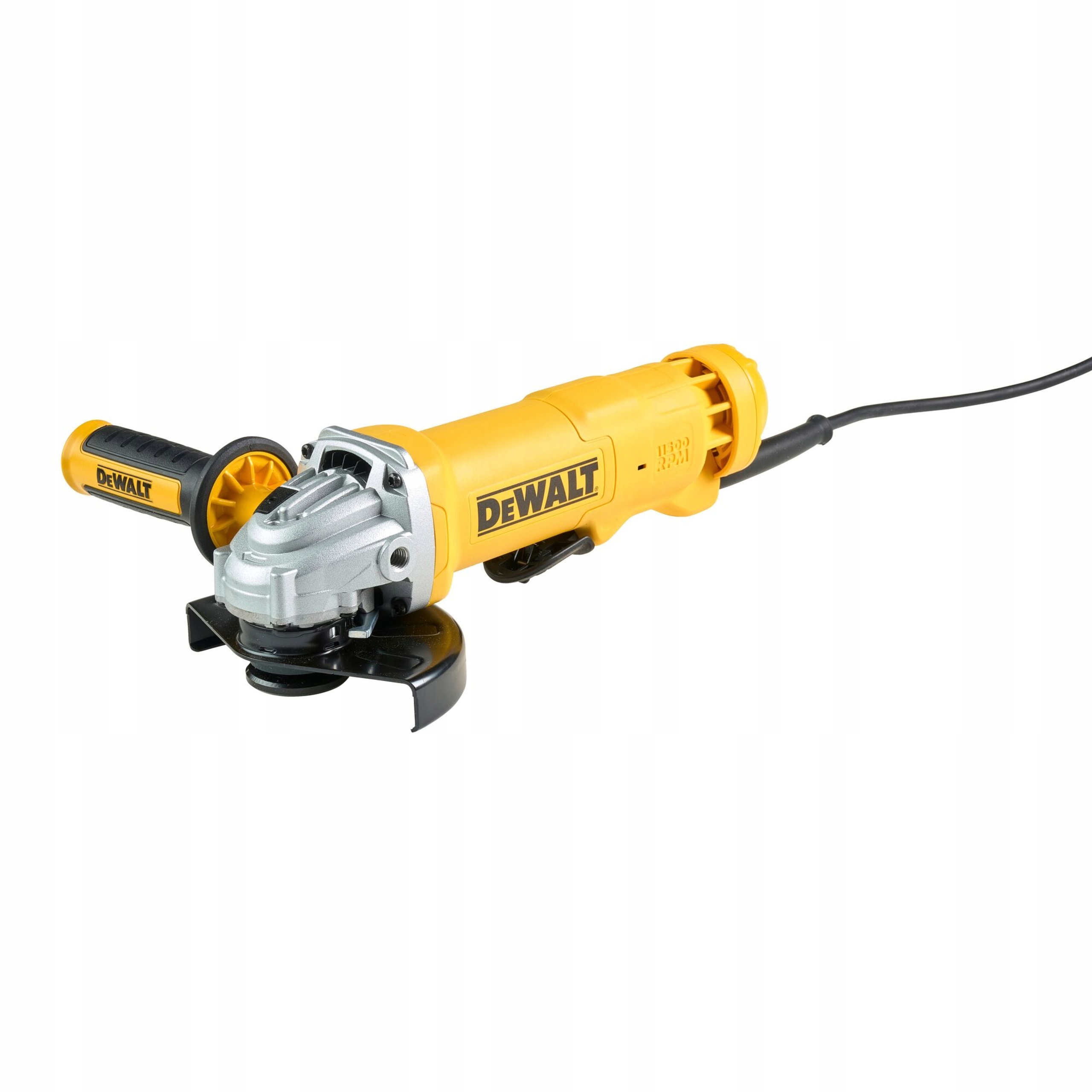 Szlifierka Kątowa DeWALT DWE4233 1400W 125mm Włącznik Łopatkowy | DWE4233-QS | 5035048614020