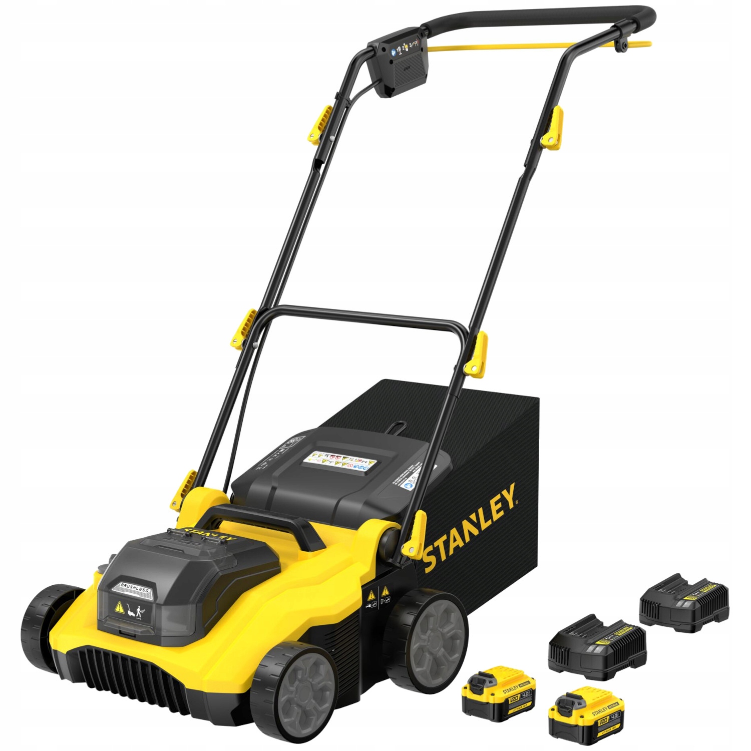 Wertykulator Akumulatorowy Stanley SCOEP3801M2 38cm 2x 18V 4,0Ah | SCOEP3801M2-QW | 5035048844724