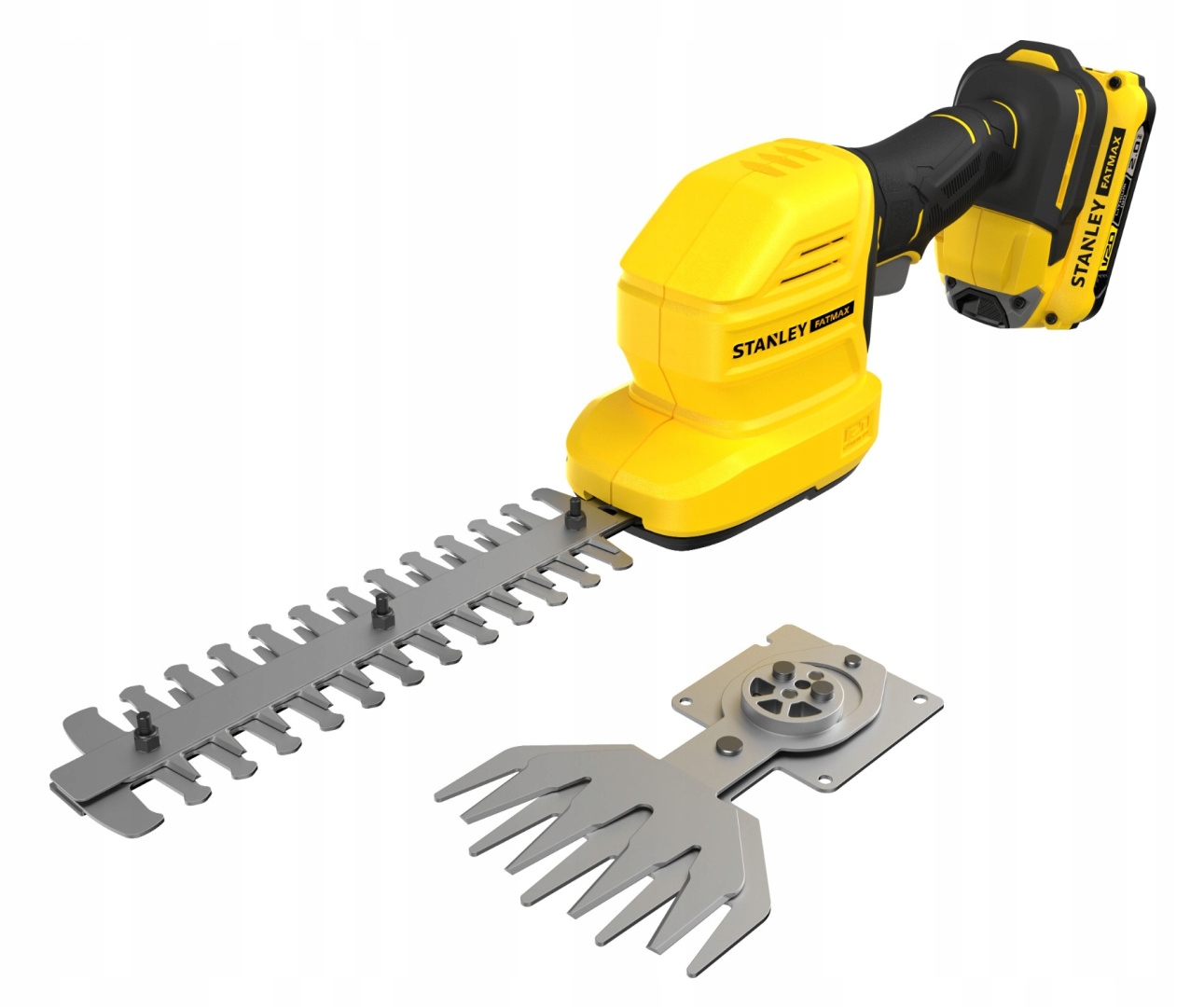 NOŻYCE DO TRAWY ŻYWOPŁOTU STANLEY STCSS20D1 AKUMULATOROWE 2W1 +2Ah 18V | STCSS20D1-QW | 5035048839126