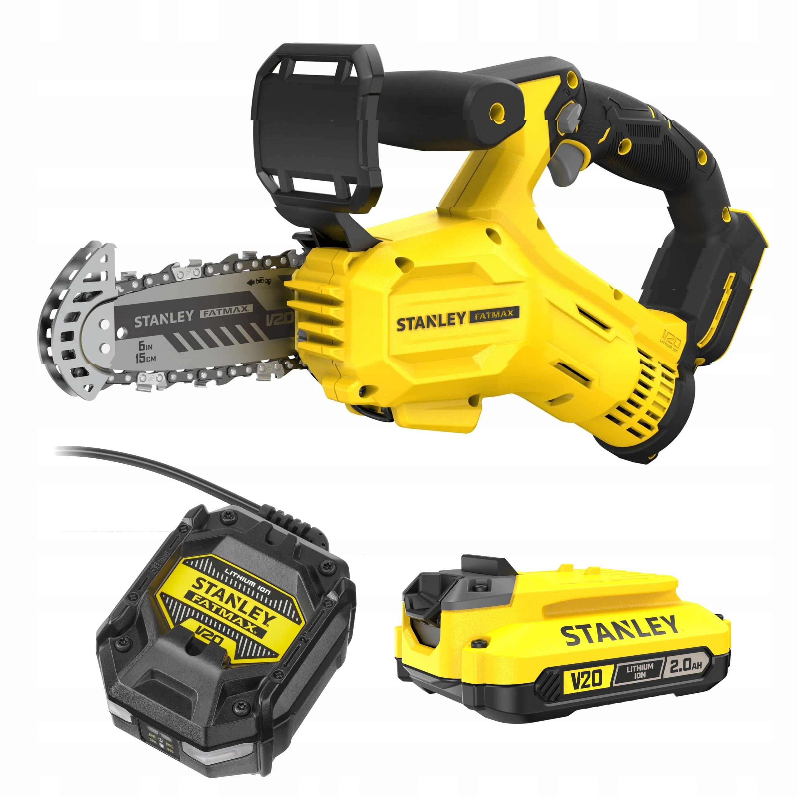 Piła do Gałęzi Akumulatorowa STANLEY FATMAX SFMCPS415D1 V20 15cm 1x2Ah | SFMCPS415D1-QW | 5035048821442