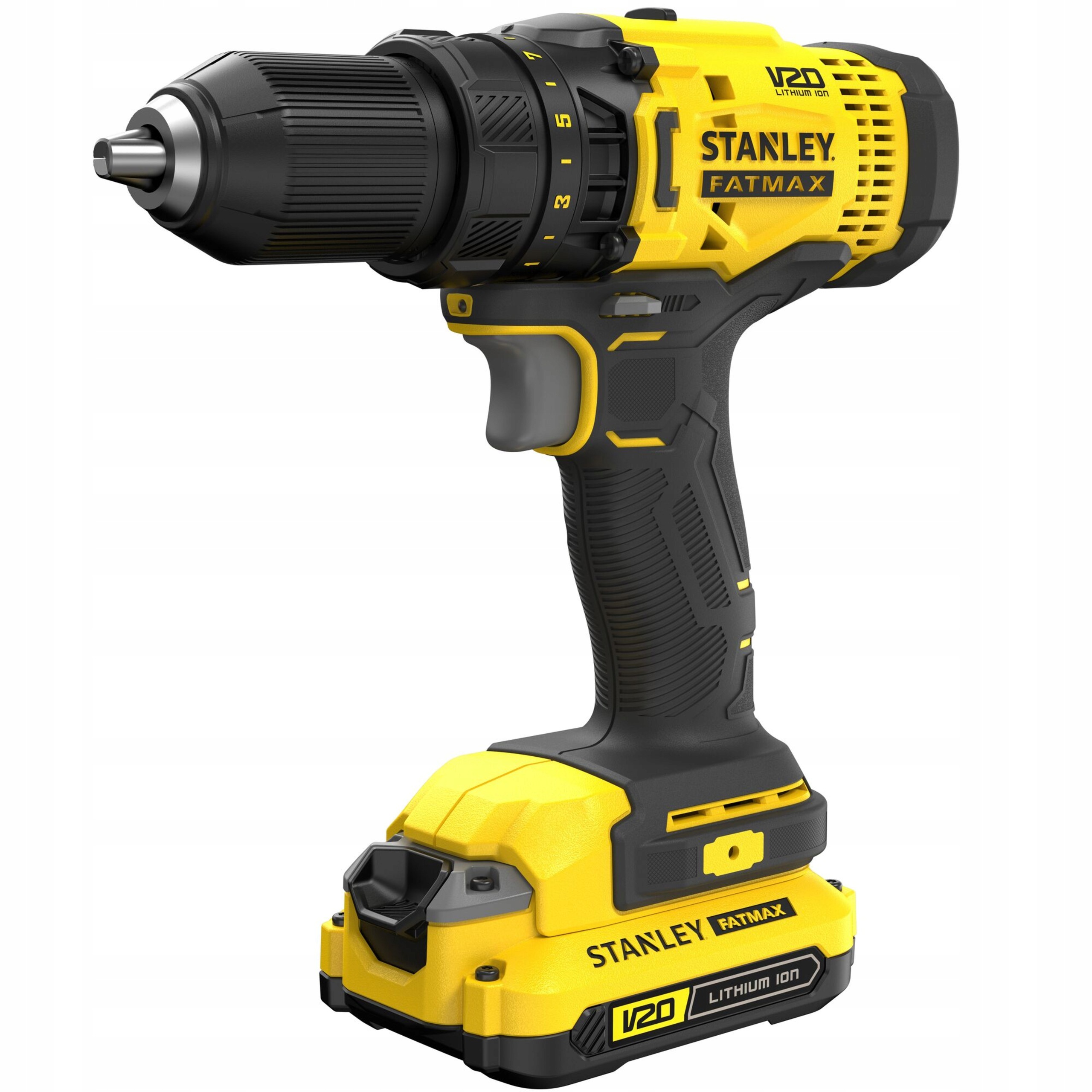 Wiertarko-Wkrętarka STANLEY FATMAX SFMCD700D2A V20 50Nm 2x2Ah + AKCESORIA | SFMCD700D2A-QW | 5035048835289