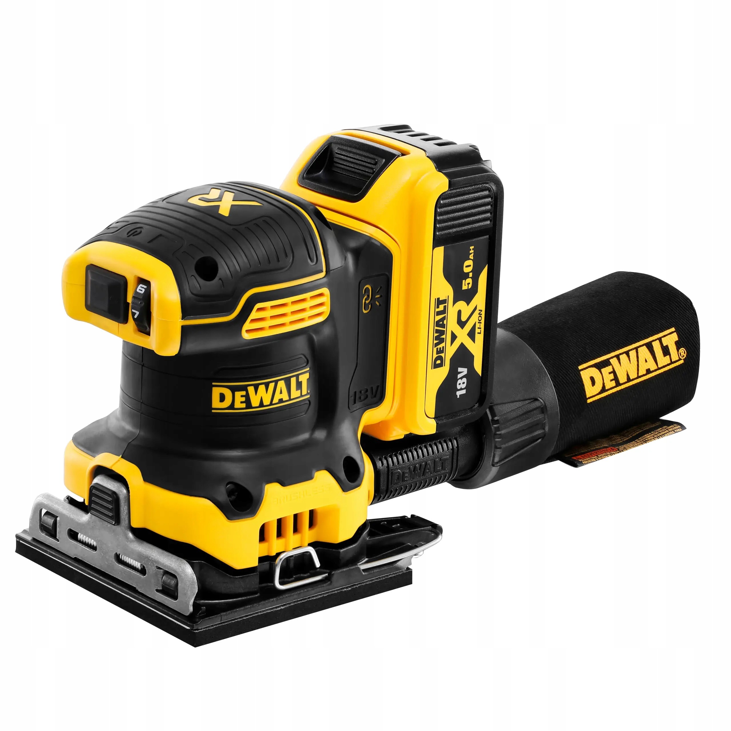 Szlifierka Oscylacyjna Akumulatorowa DeWALT DCW200P2 2x5Ah 18V TSTAK | DCW200P2-QW | 5054905284138