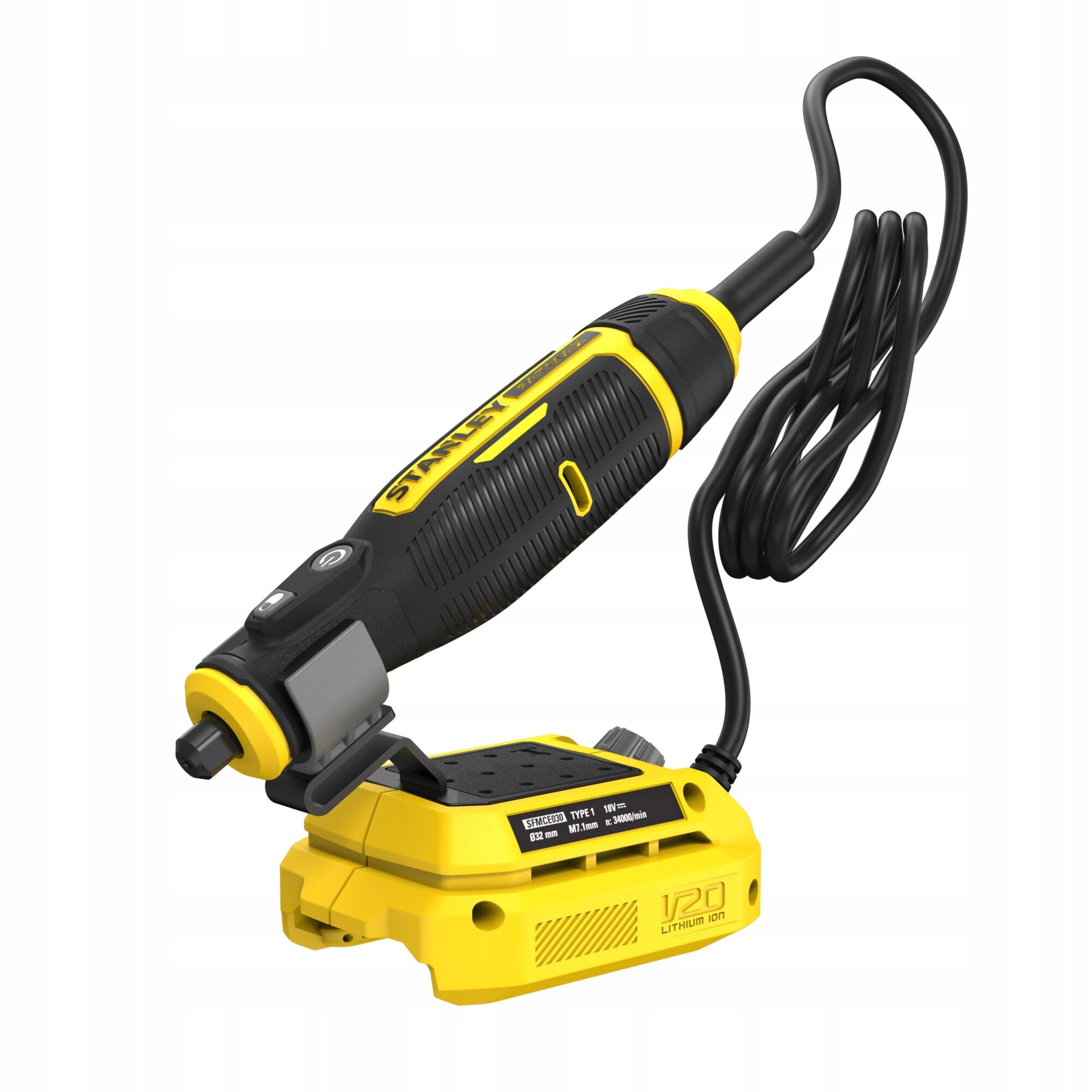 Akumulatorowa Mini Szlifierka Grawerka STANLEY FATMAX SFMCE030B V20 18V | SFMCE030B-XJ | 5035048809389