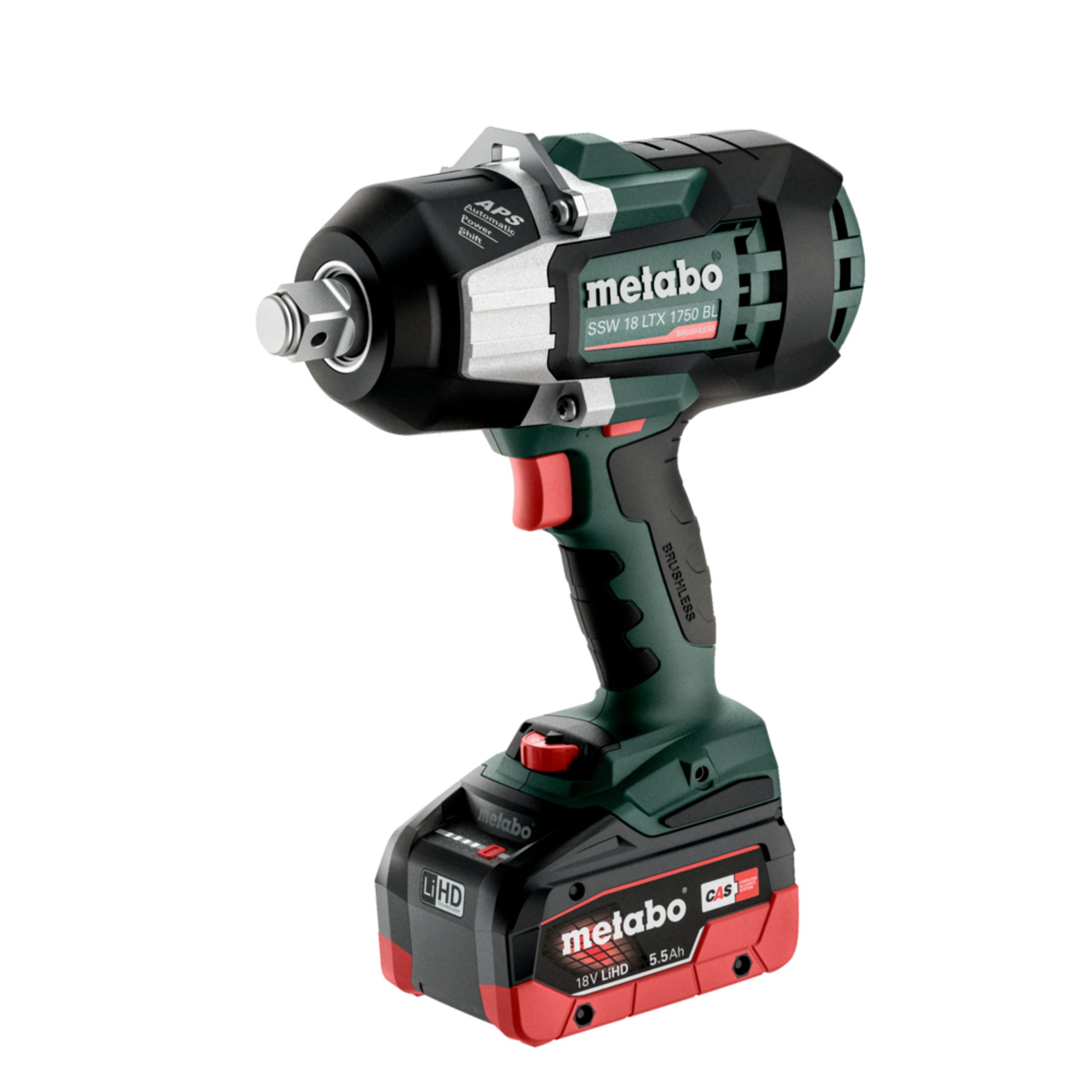 Klucz Udarowy Akumulatorowy Metabo SSW 18 LTX 1750 BL 2x5.5Ah | 602402660 | 4061792202429