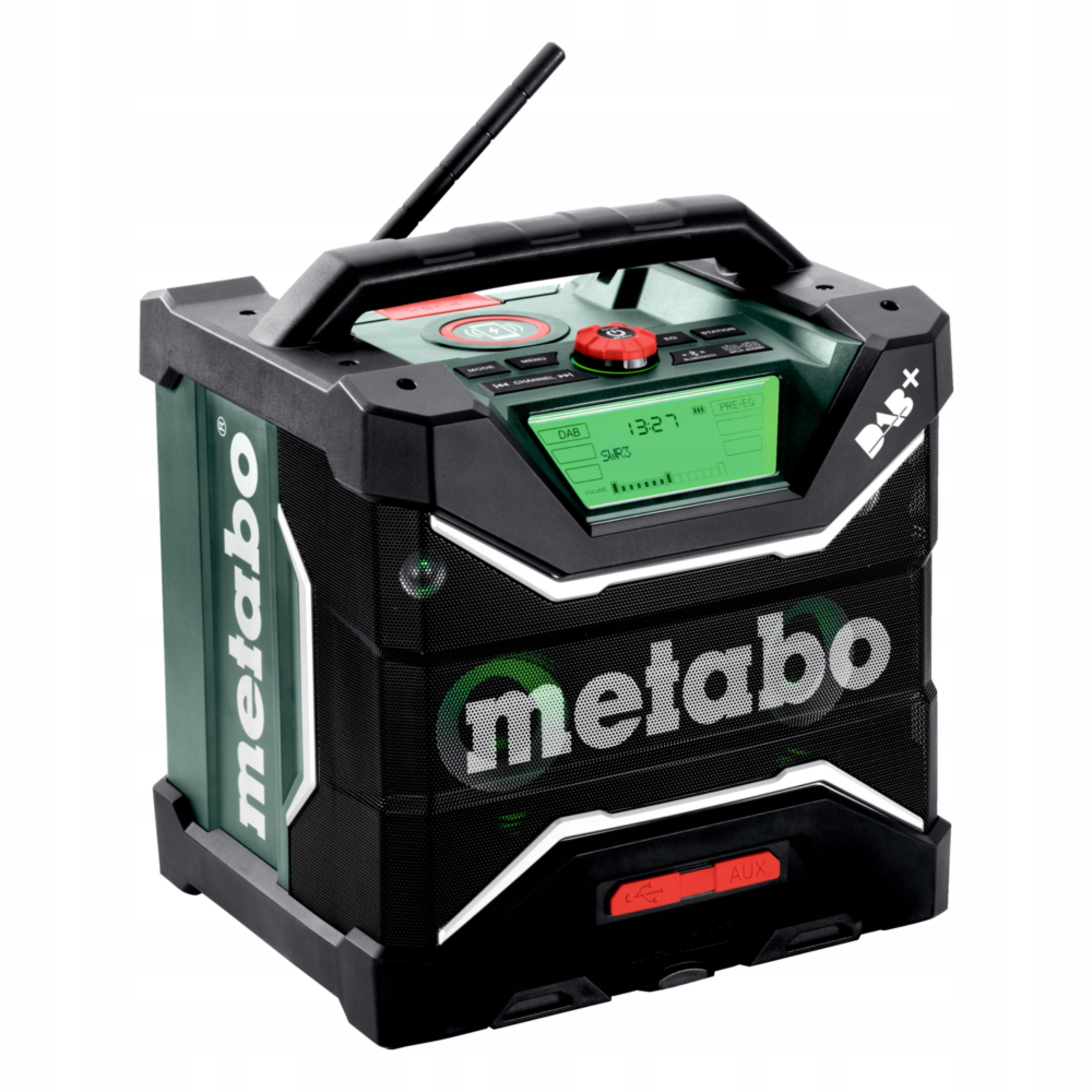 Radio Budowlane Metabo RC 12-18 32W BT DAB+ Ładowarka Indukcja IP54 | 600779850 | 4061792250000