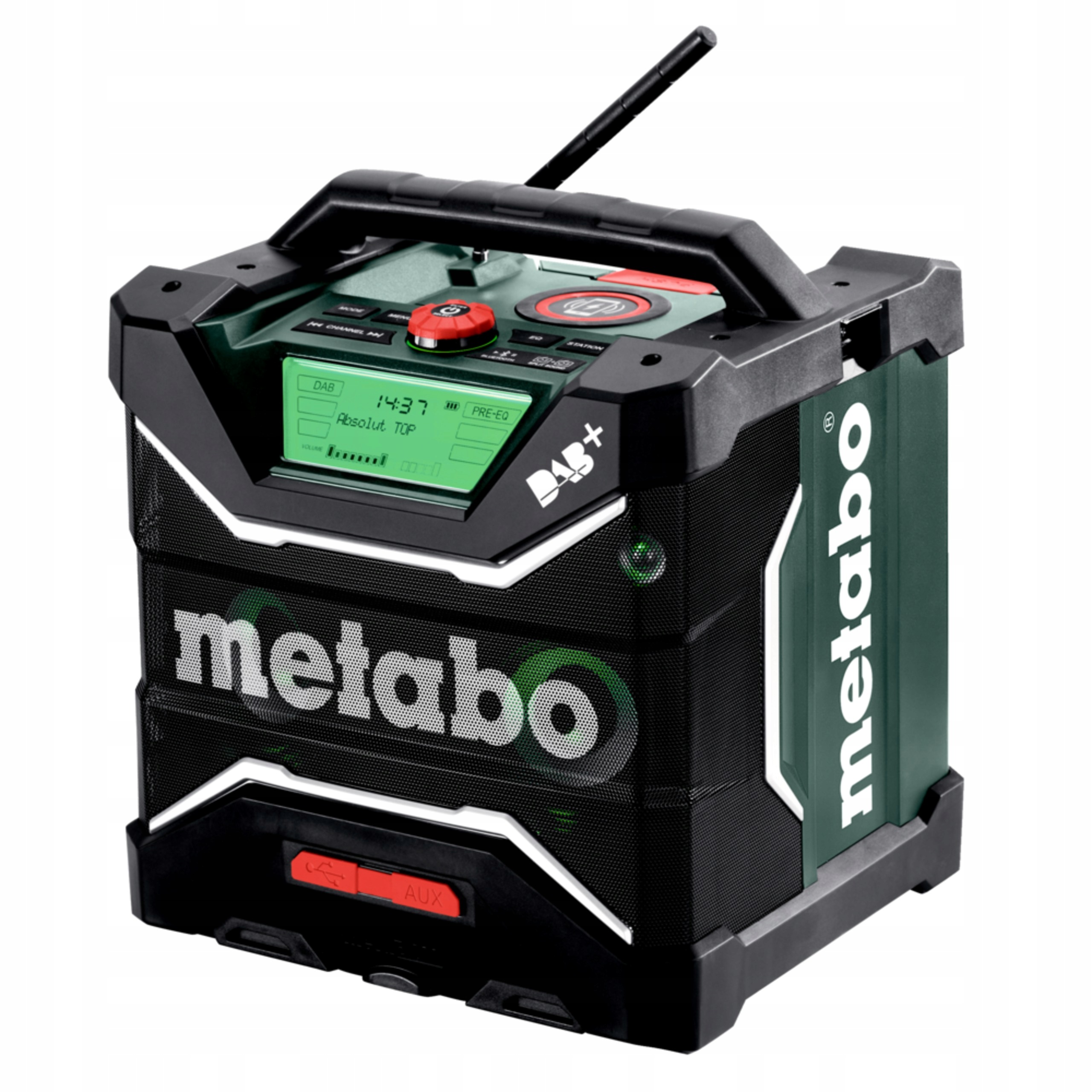 Radio Budowlane Metabo RC 12-18 32W BT DAB+ Ładowarka Indukcja IP54 | 600779850 | 4061792250000