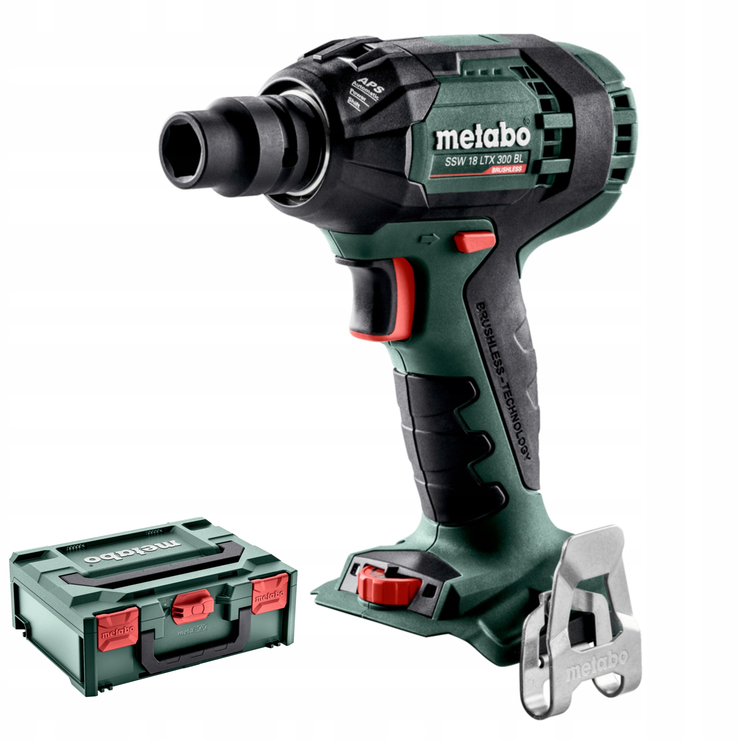 Klucz Udarowy Akumulatorowy Metabo SSW 18 LTX 300 BL 300Nm 1/2" 18V metaBOX | 602395840 | 4007430331885