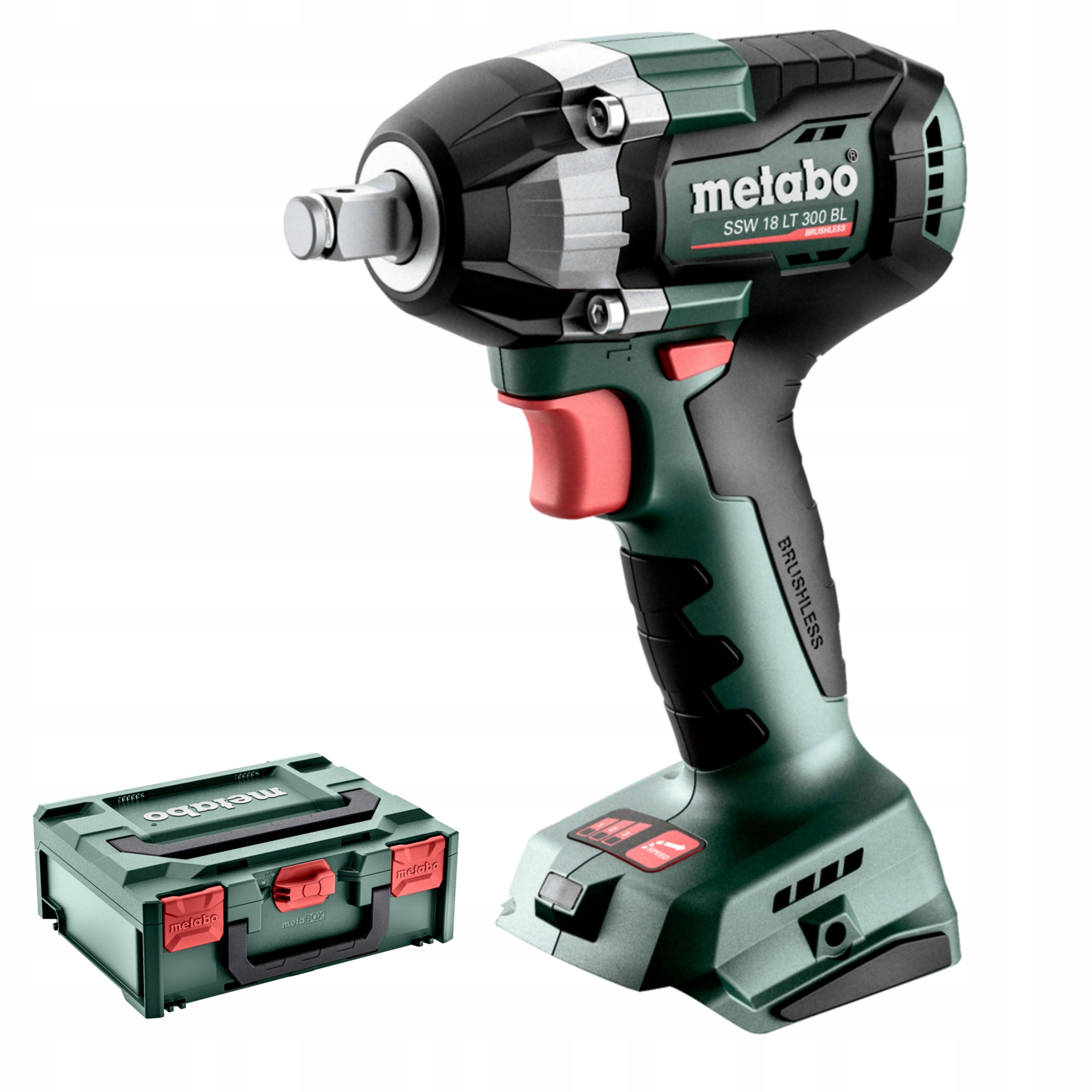 Klucz Udarowy Akumulatorowy Metabo SSW 18 LT 300 BL 300Nm 1/2" metaBOX | 602398840 | 4061792217256