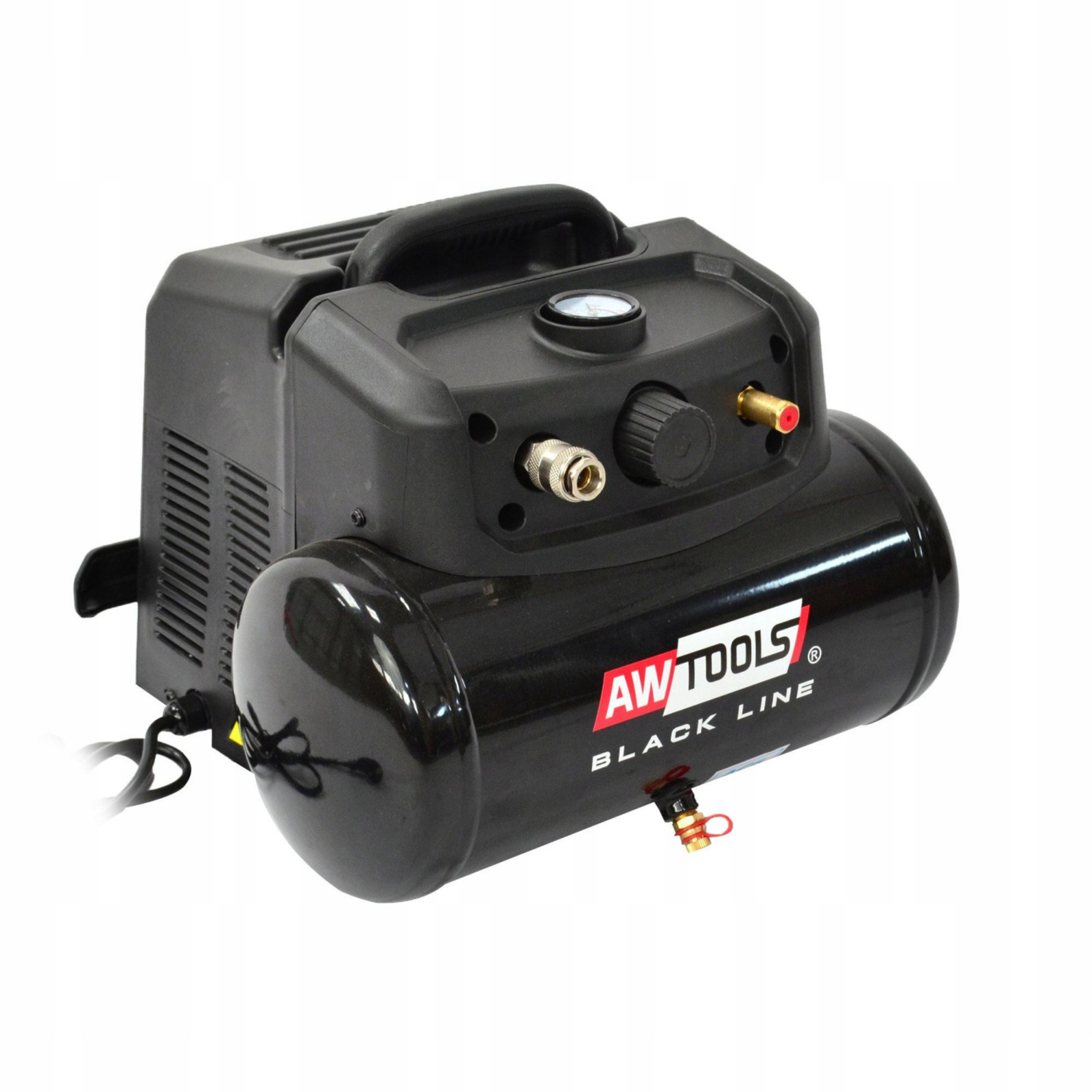 Kompresor Bezolejowy 6L 1.5KM 8Bar Cichy Panel AC6 AW09980BL Black Line | AW09980BL | 5903678626556