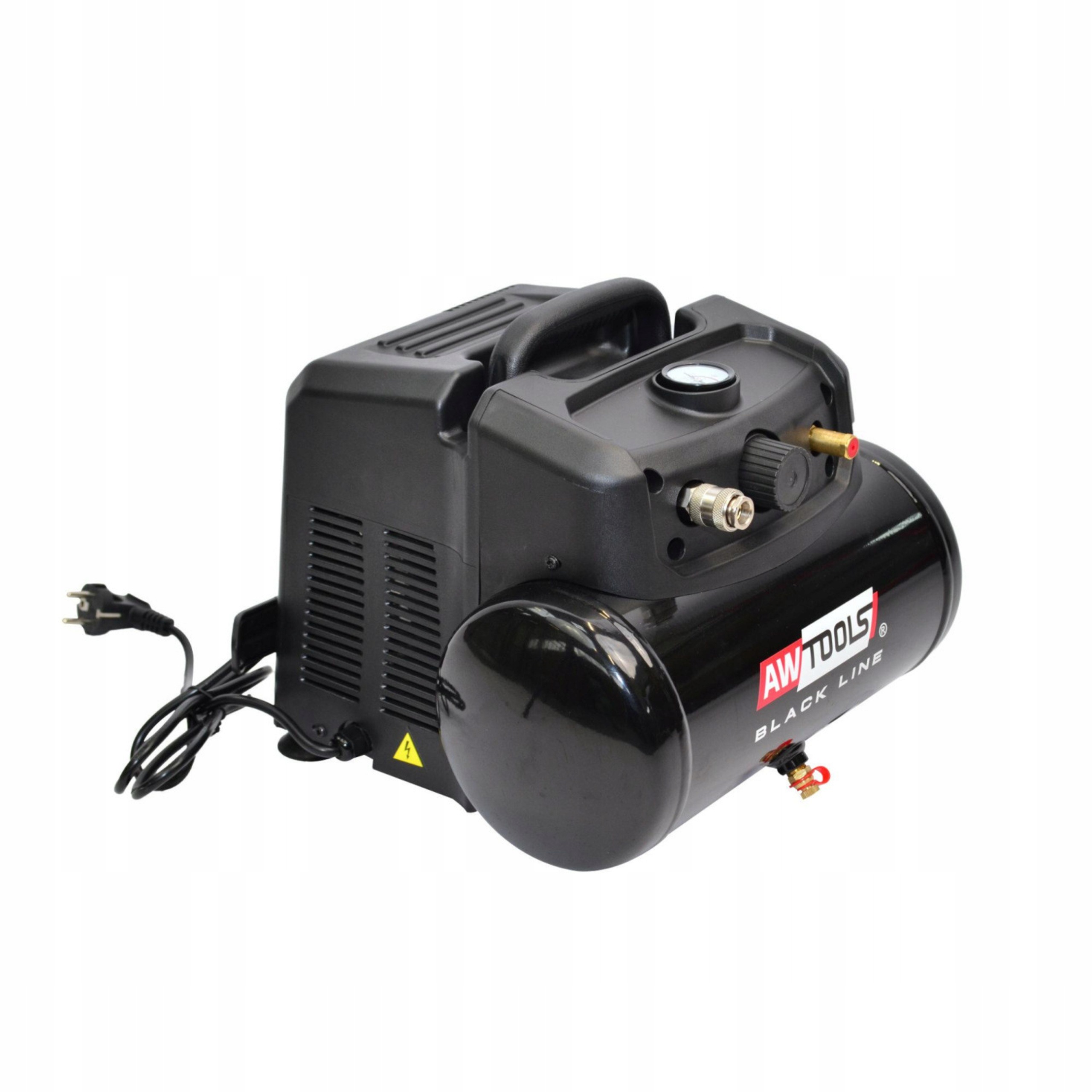 Kompresor Bezolejowy 6L 1.5KM 8Bar Cichy Panel AC6 AW09980BL Black Line | AW09980BL | 5903678626556