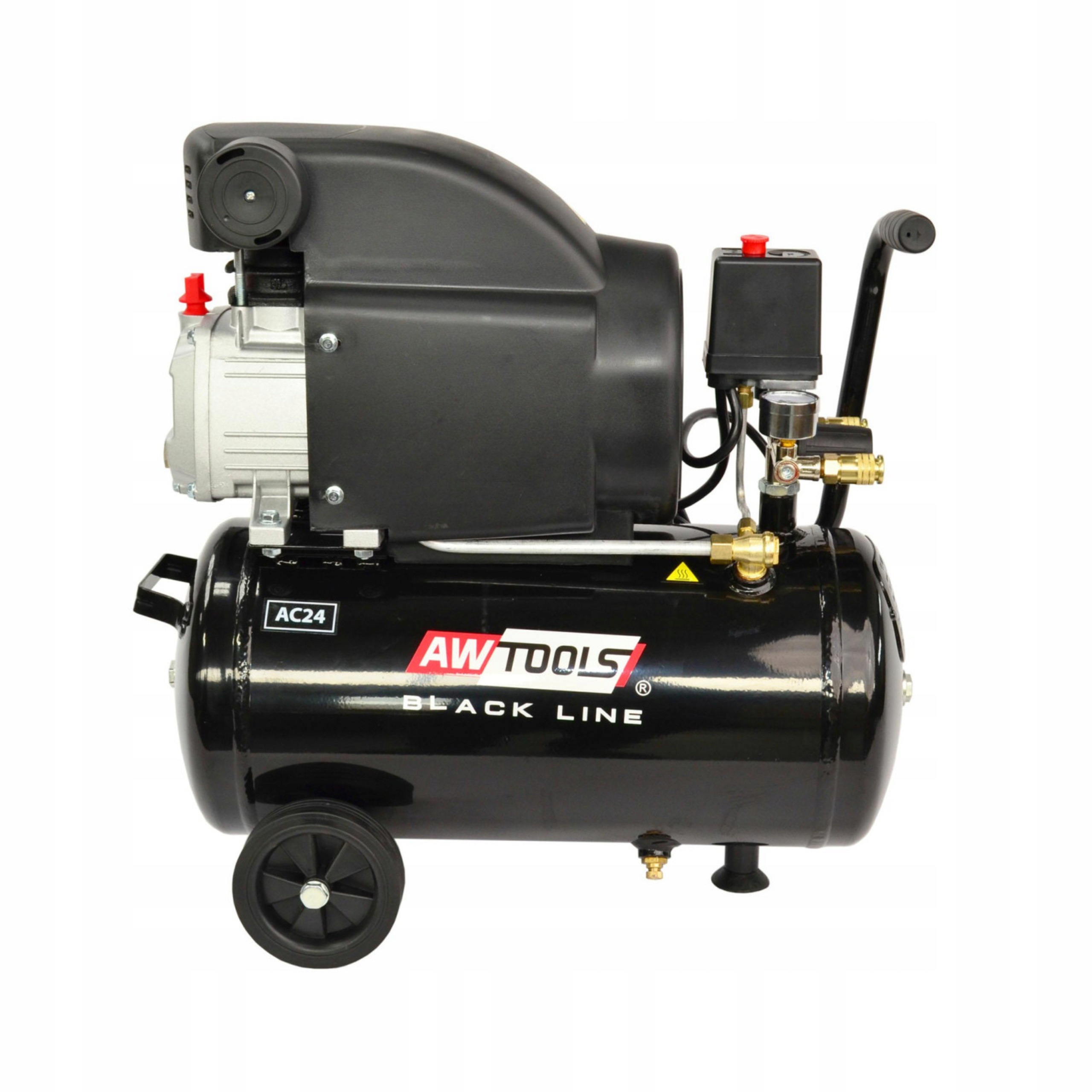 Kompresor Olejowy 24L 2.0KM 8Bar AC24 AW09985BL Black Line Sprężarka | AW09985BL | 5903678626501