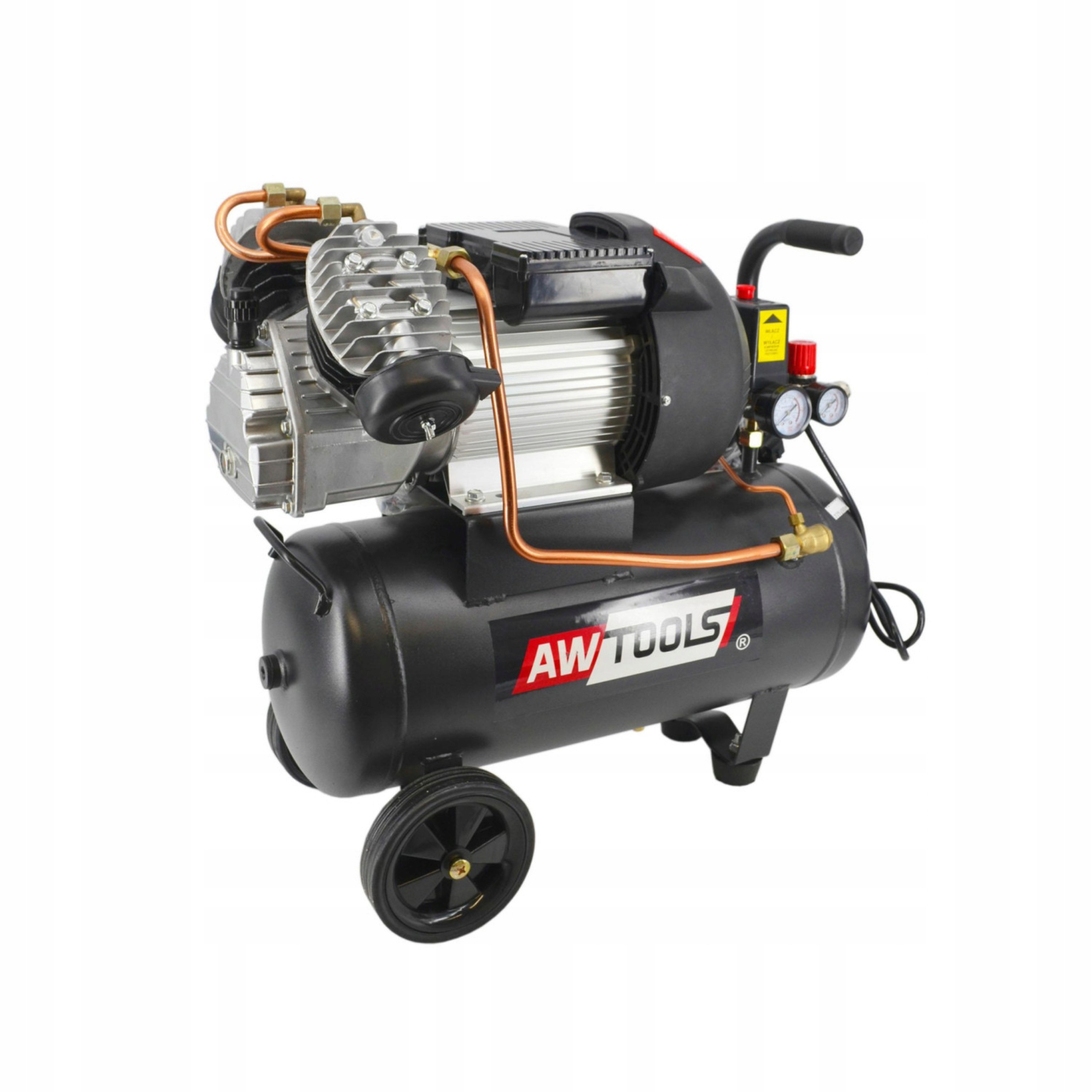Kompresor Olejowy 50L 3.0KM V2 8Bar 370l/min ZVA-50L AW10003 Sprężarka | AW10003 | 5902198743569