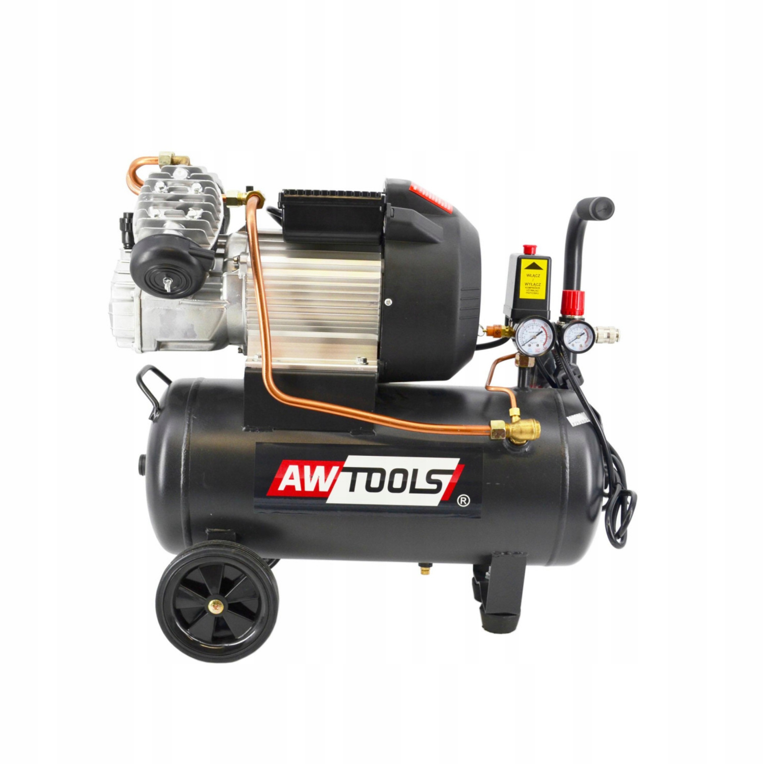 Kompresor Olejowy 50L 3.0KM V2 8Bar 370l/min ZVA-50L AW10003 Sprężarka | AW10003 | 5902198743569