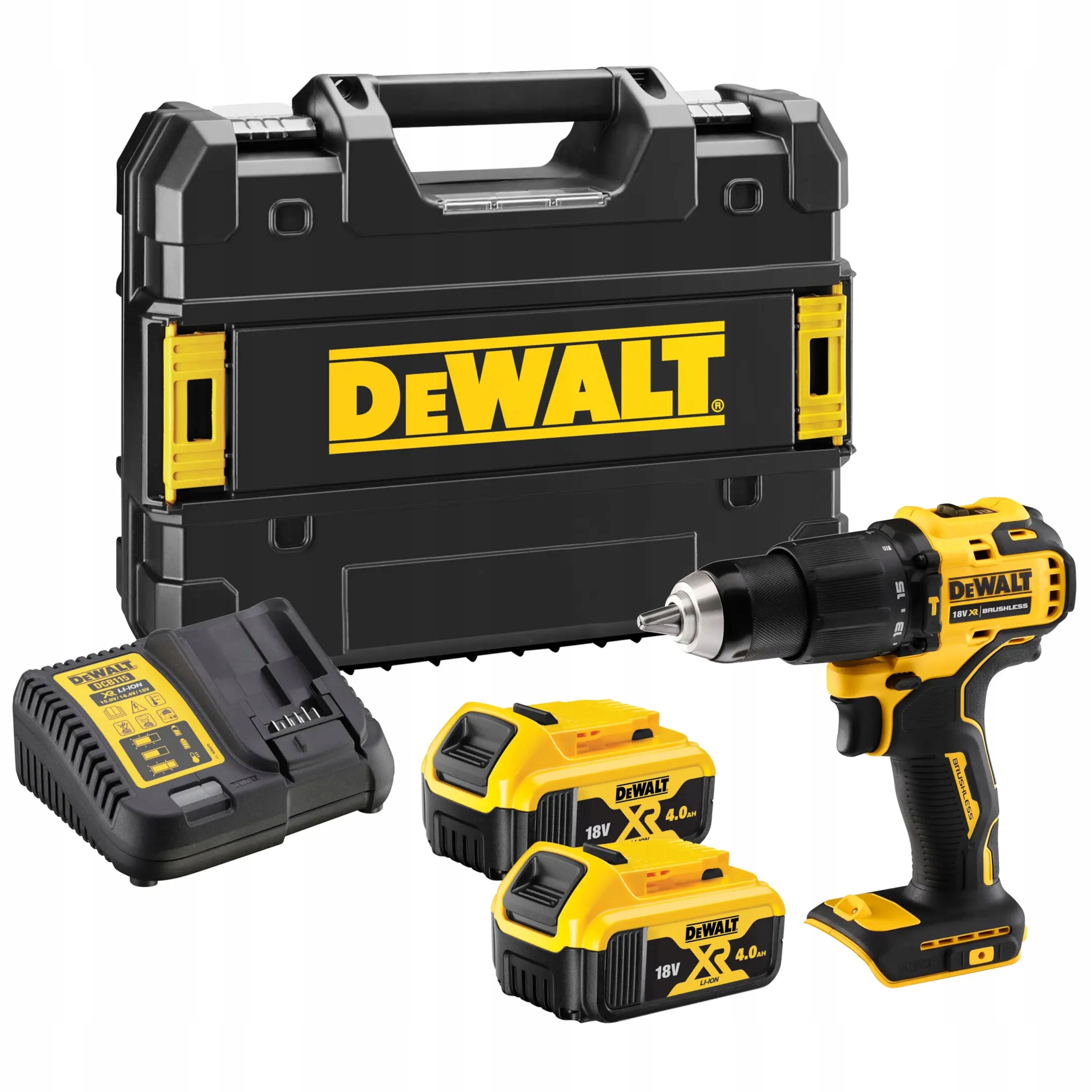 Wiertarko-Wkrętarka Udarowa DeWALT DCD709M2T 18V 65Nm 2x4Ah TSTAK | DCD709M2T-QW | 5035048737156