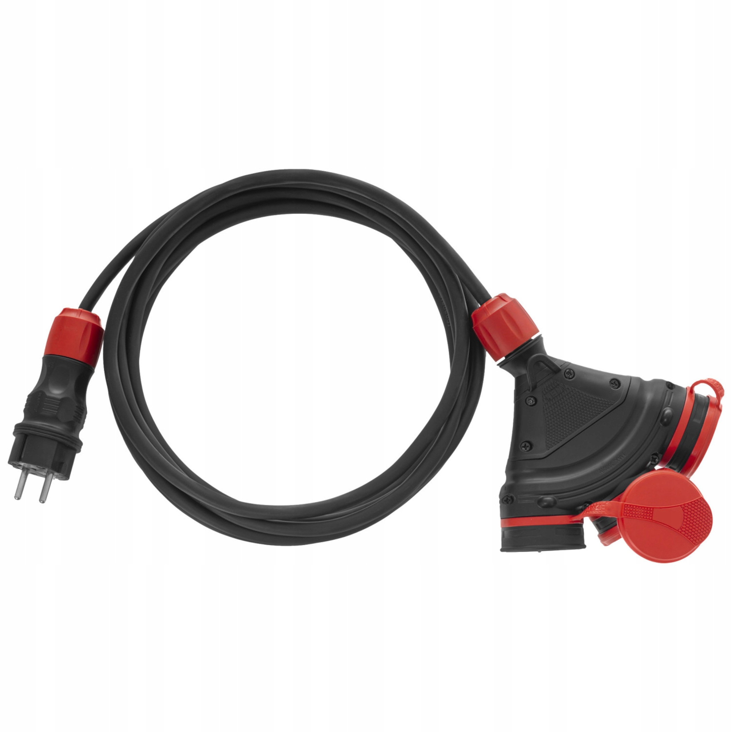 Przedłużacz Budowlany Gumowy 40m 3x2.5 H05RR-F IP54 3 Gniazda AW70235 4000W | AW70235 | 5903678610173