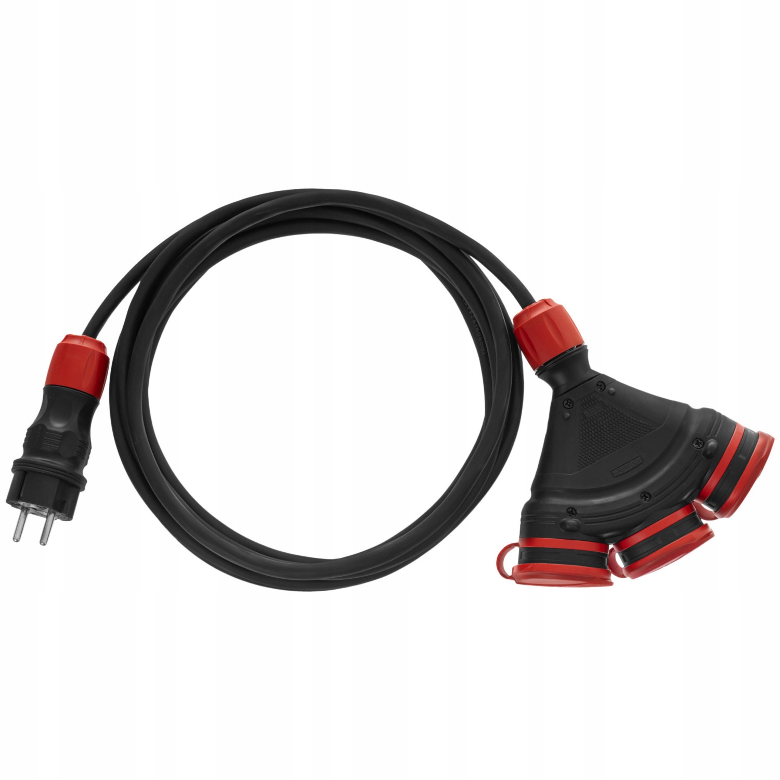 Przedłużacz Budowlany Gumowy 40m 3x2.5 H05RR-F IP54 3 Gniazda AW70235 4000W | AW70235 | 5903678610173