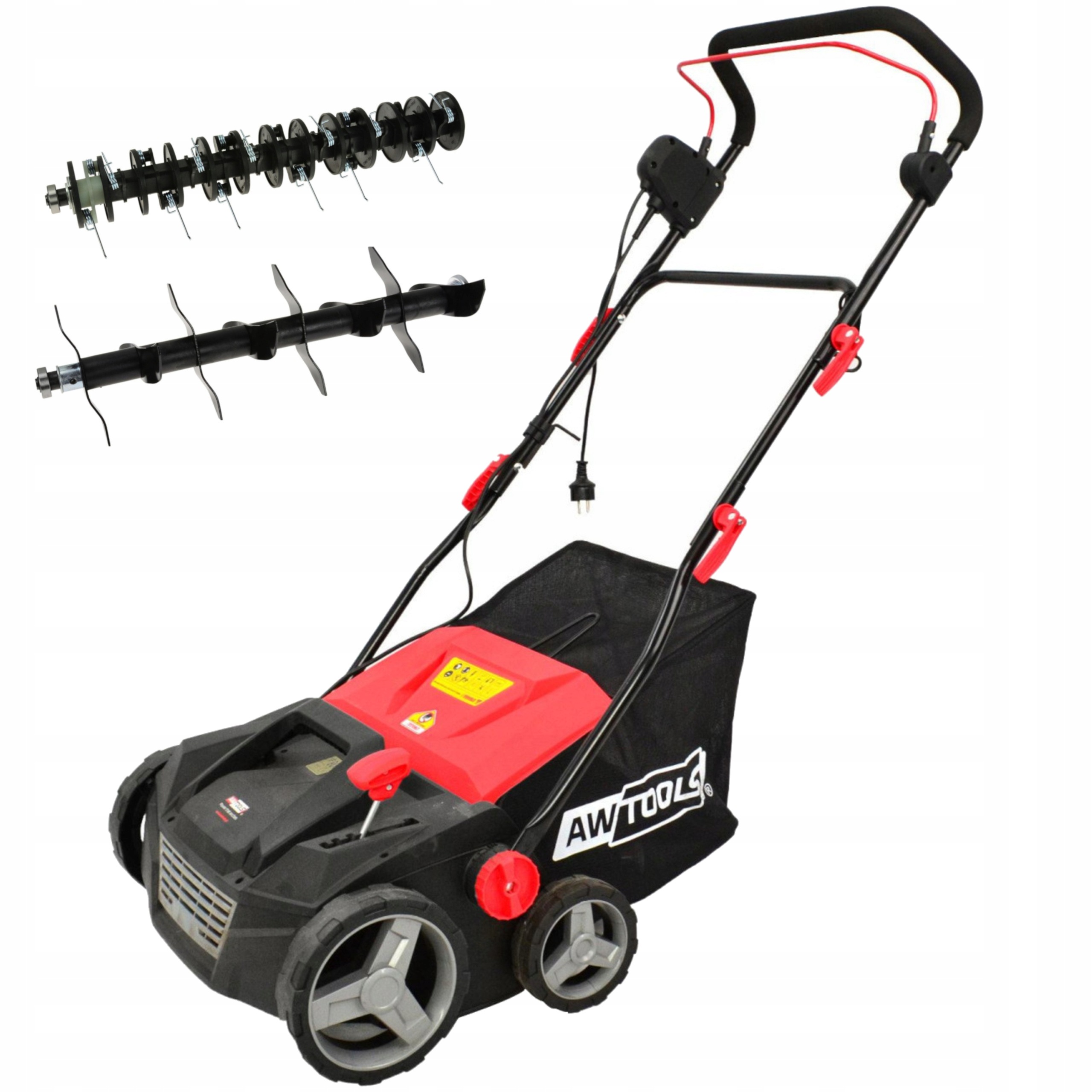 Wertykulator Aerator Elektryczny 1800W 38cm Kosz 45L AWTOOLS AW81060 | AW81060 | 5903678607524