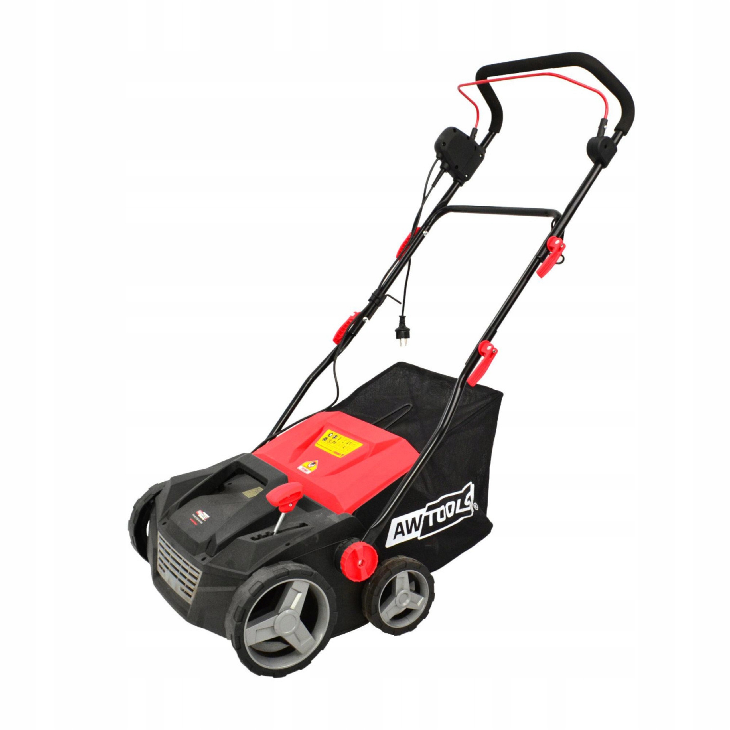 Wertykulator Aerator Elektryczny 1800W 38cm Kosz 45L AWTOOLS AW81060 | AW81060 | 5903678607524