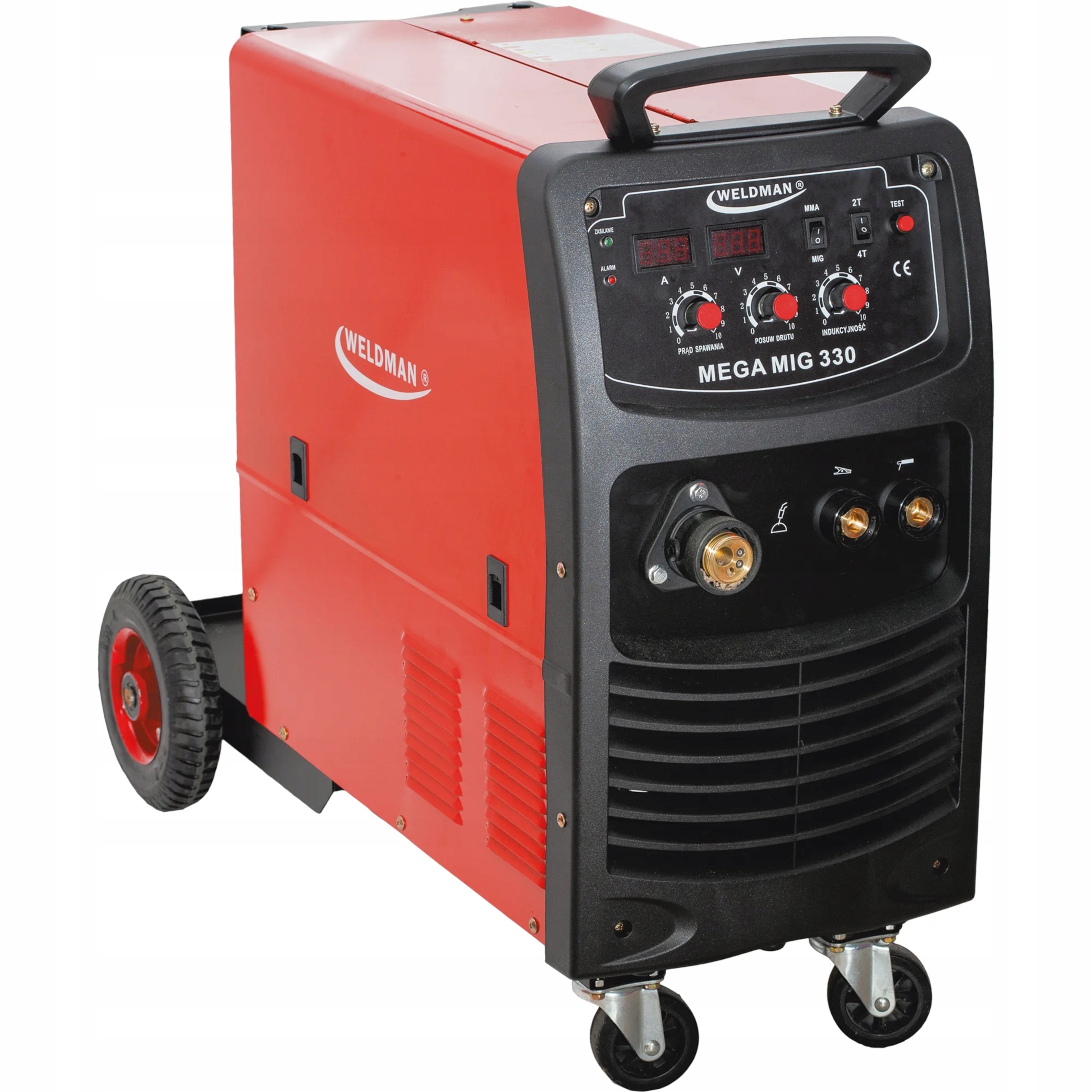 Półautomat Spawalniczy Spawarka Weldman MEGA MIG 330 4x4 MIG MMA 400V 330A | 103117 | 5902701750923