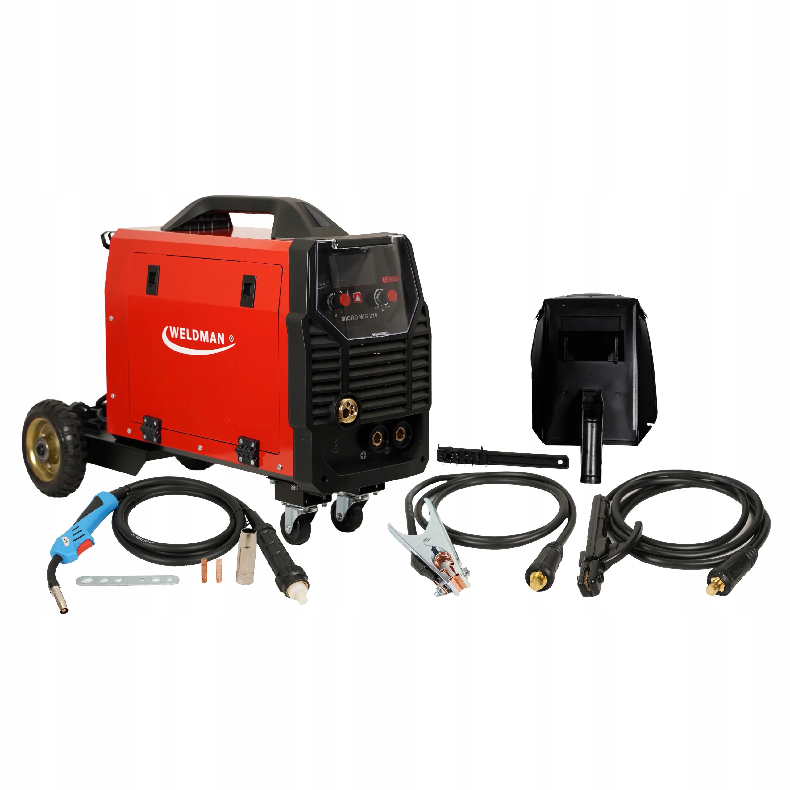 Spawarka Półautomat Weldman MICRO MIG 210 SYN Synergia MIG TIG MMA 200A | 103104 | 5902701752415