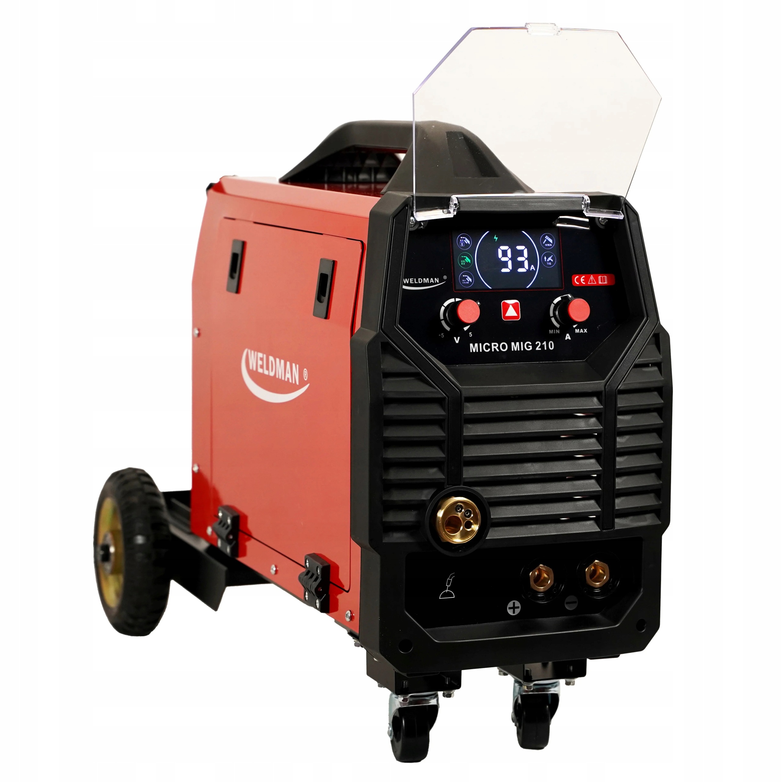 Spawarka Półautomat Weldman MICRO MIG 210 SYN Synergia MIG TIG MMA 200A | 103104 | 5902701752415
