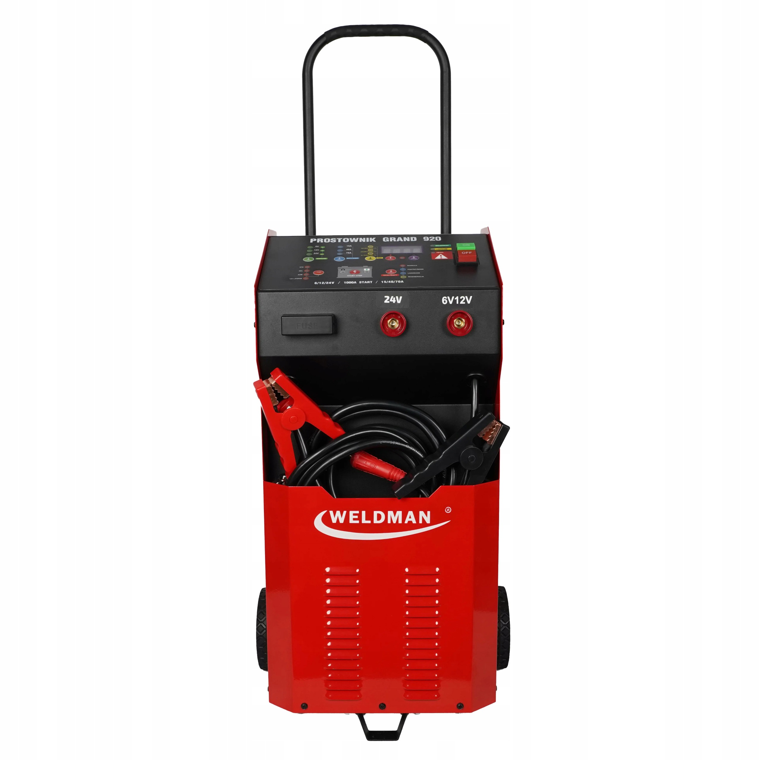 Prostownik z Rozruchem Weldman GRAND 920 1000A 6/12/24V LiFePO4 104523 | 104523 | 5902701752569