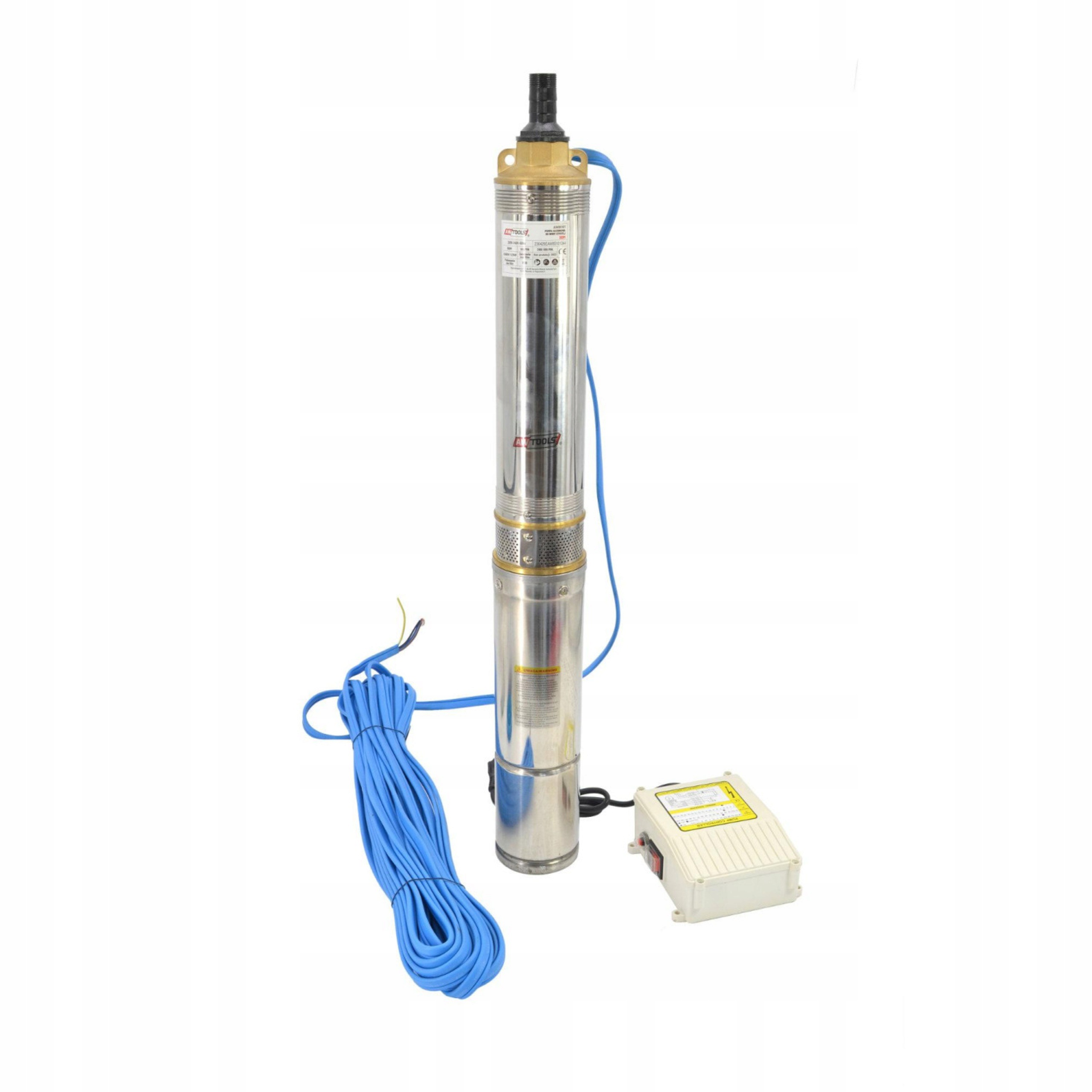 Pompa Głębinowa do Wody Czystej 550W 4" 50m Kabel 20m Inox AW85101 | AW85101 | 5903678616540