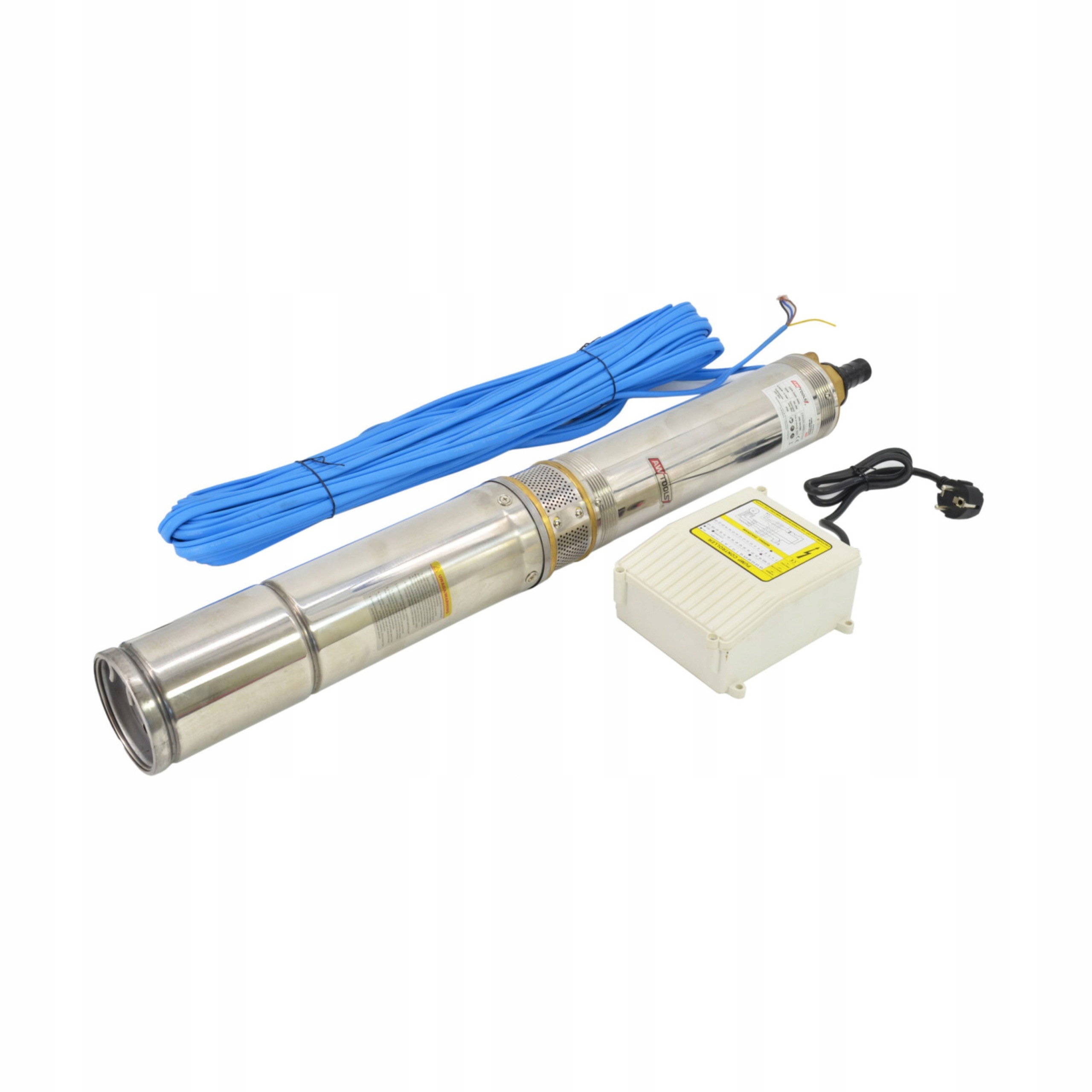 Pompa Głębinowa do Wody Czystej 550W 4" 50m Kabel 20m Inox AW85101 | AW85101 | 5903678616540
