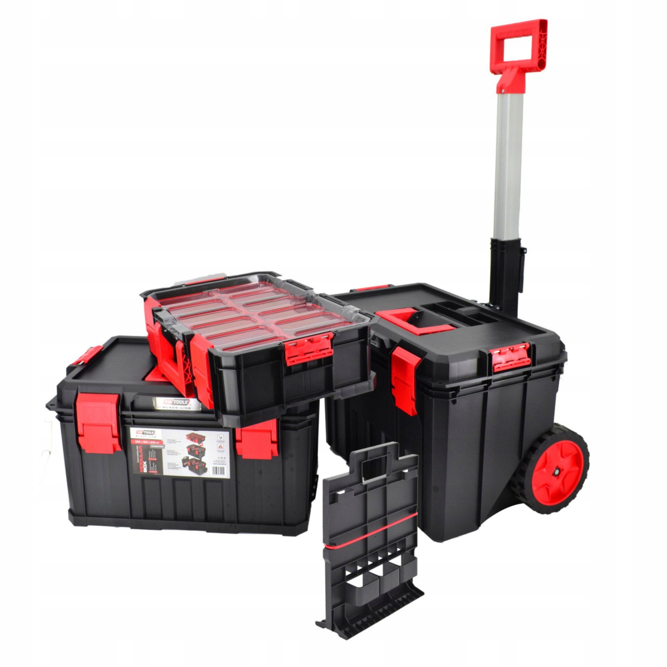 Skrzynka Narzędziowa Modułowa Zestaw 4w1 Wózek Organizer AW30542BL | AW30542BL | 5903678611019