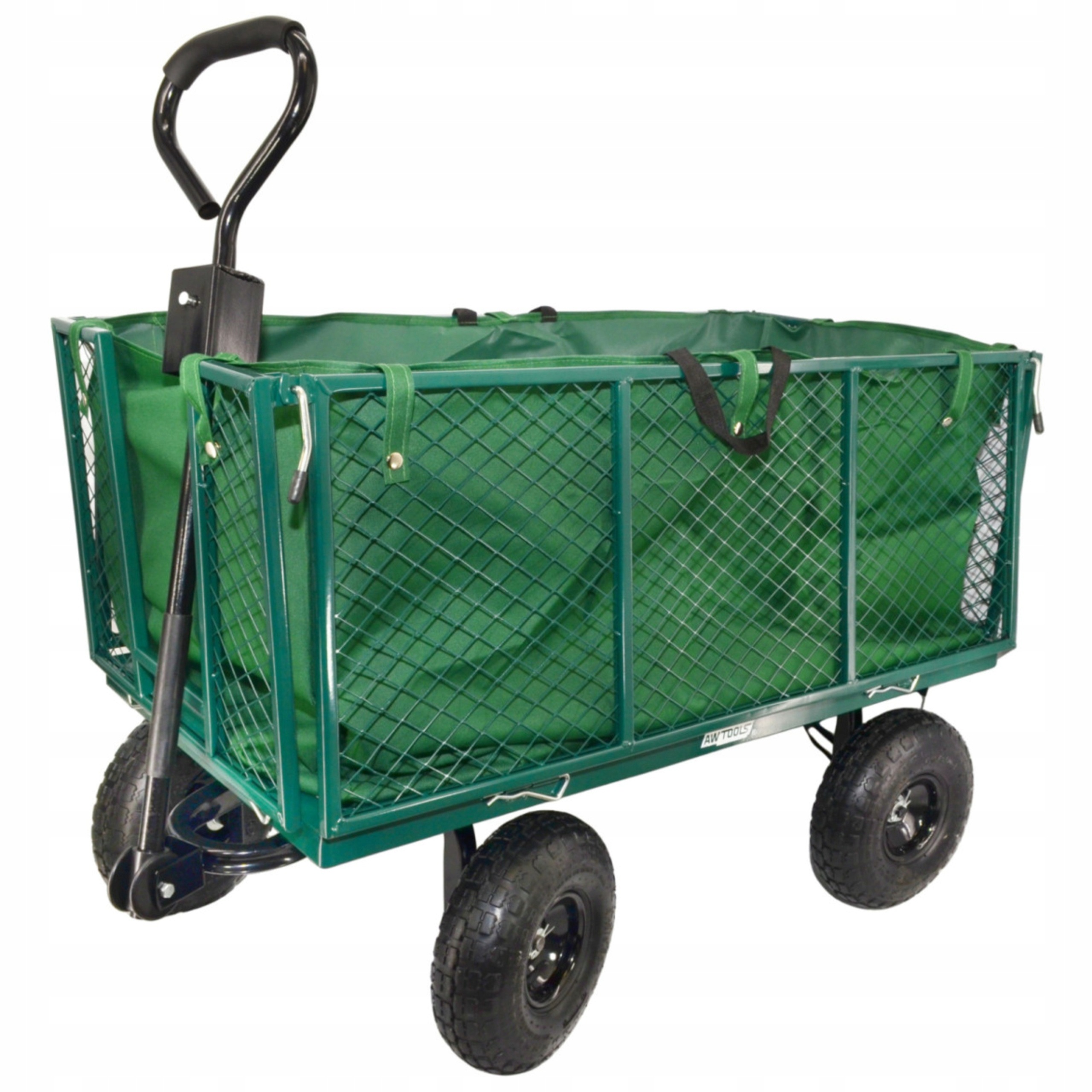 Wózek Ogrodowy Transportowy 300kg Przyczepka Pokrowiec AWTOOLS AW66118 | AW66118 | 5903678636326