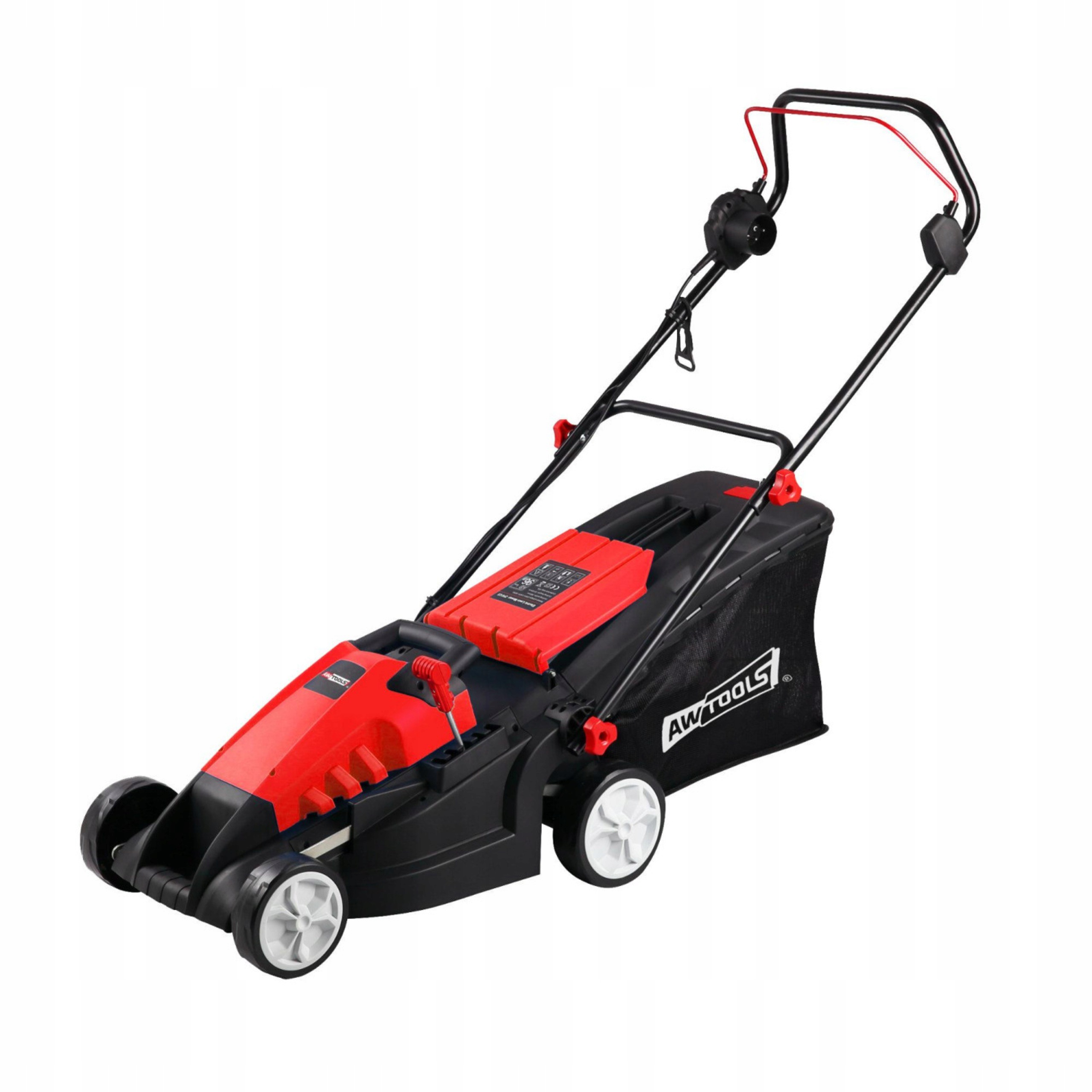 Kosiarka Elektryczna 1400W Silnik Indukcyjny 38cm Kosz 50L AWTOOLS AW70051 | AW70051 | 5902198743521