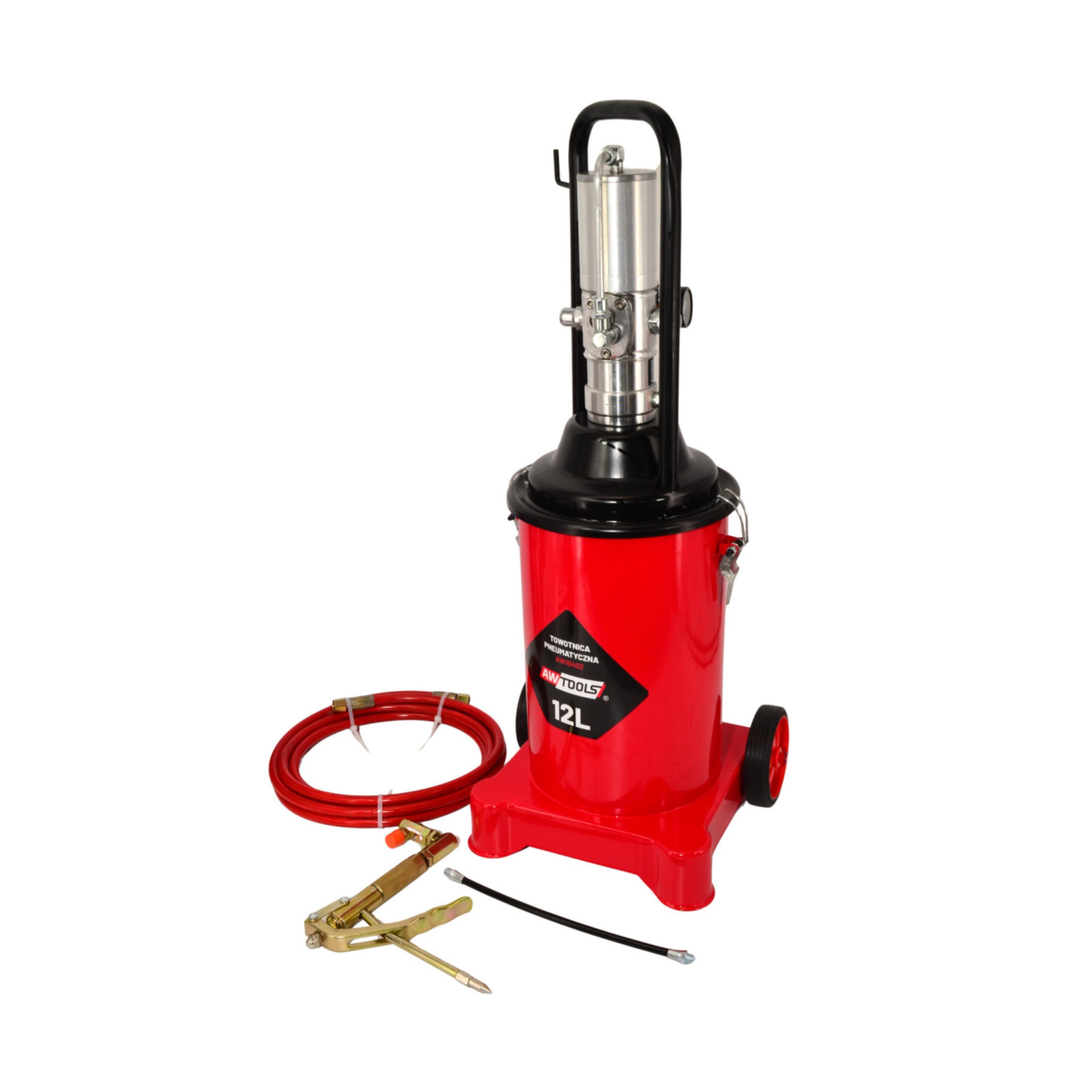 Smarownica Pneumatyczna 12L Towotnica Mobilna Pistolet AWTOOLS AW10402 | AW10402 | 5903041032229