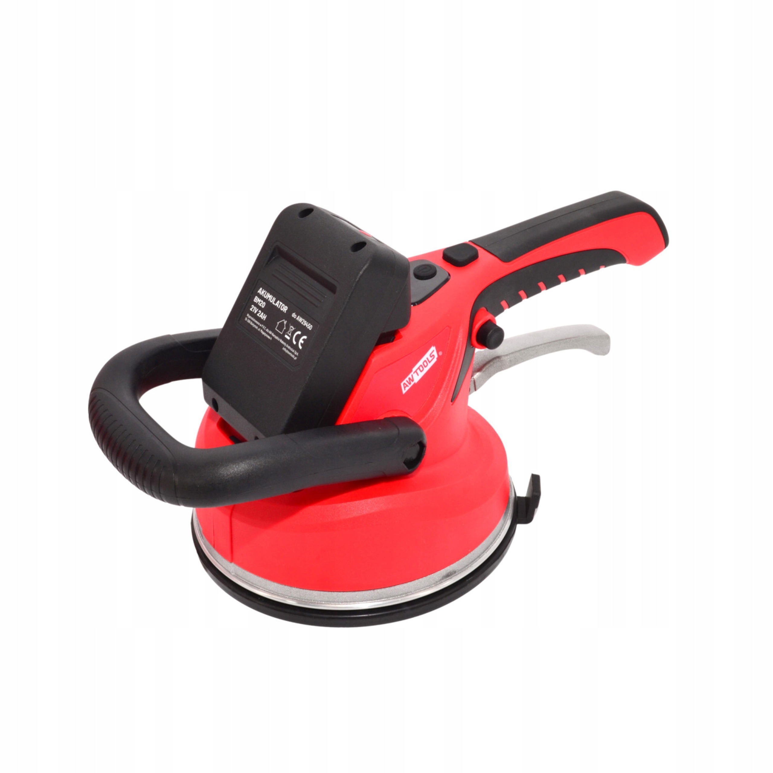 Przyssawka Wibrująca do Płytek 21V 2 x 2.0Ah 50kg AWTOOLS AW29450 Walizka | AW29450 | 5903678634964