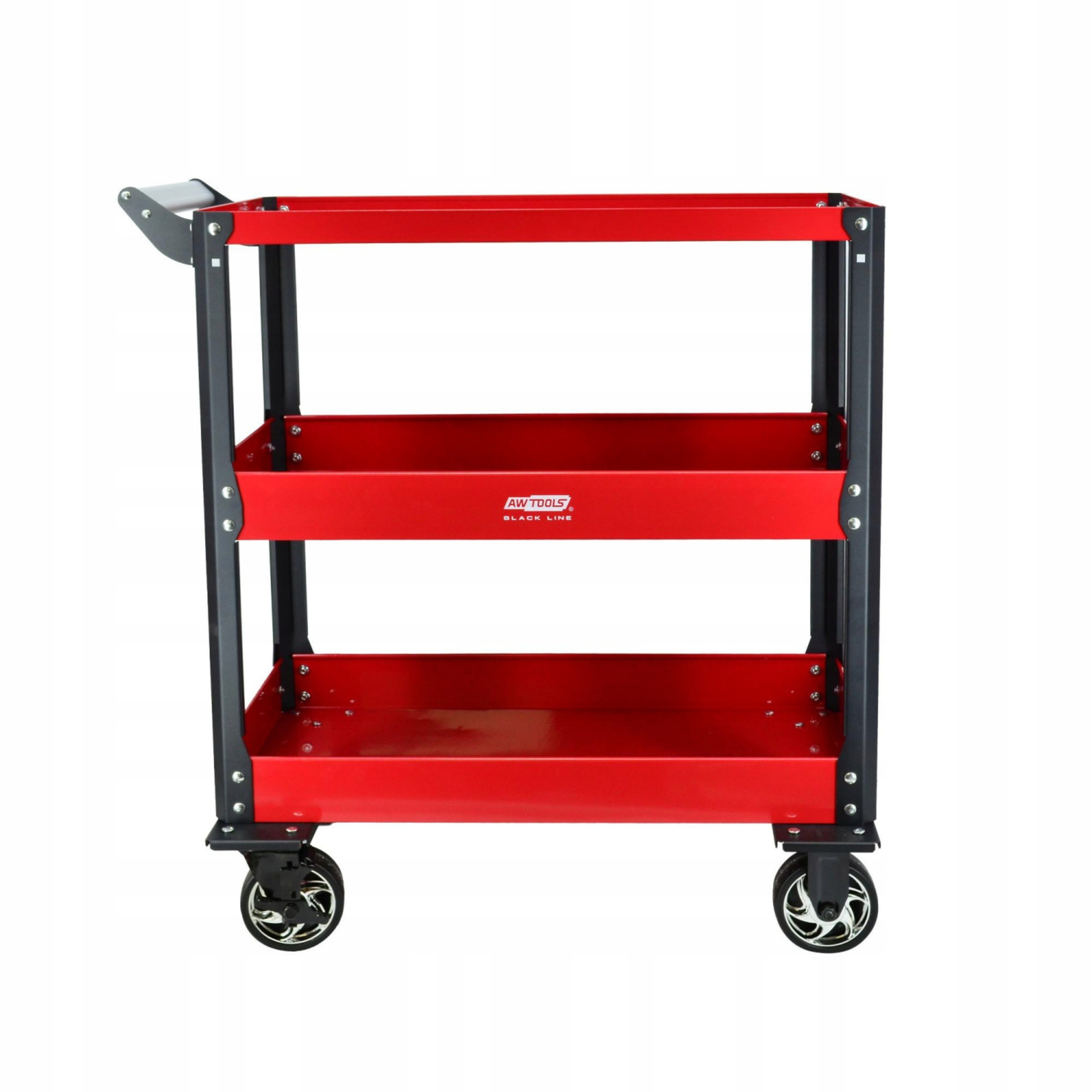 Wózek Warsztatowy Metalowy 3 Półki Szafka 150kg AWTOOLS AW15091BL Meblowy | AW15091BL | 5903678625054
