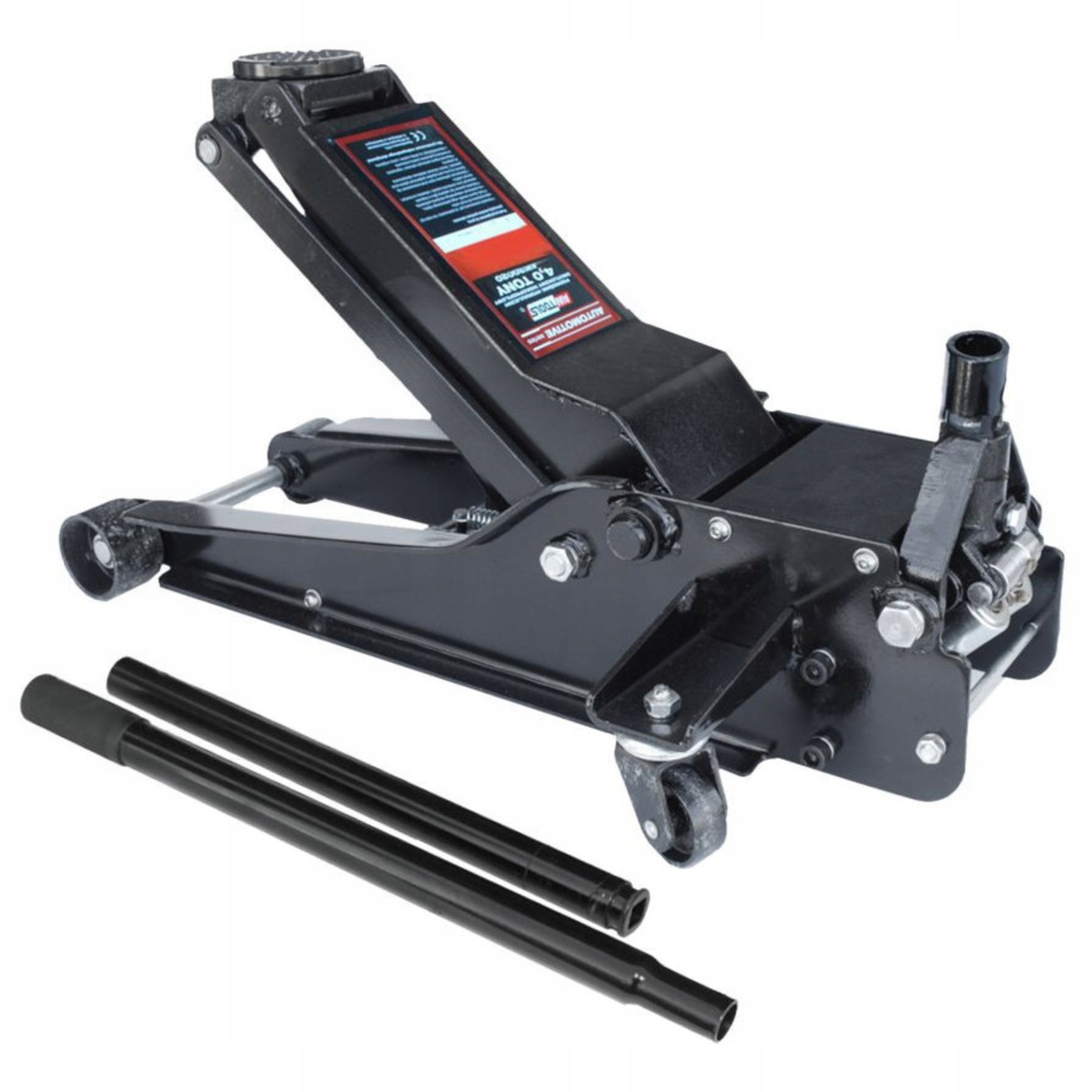 Podnośnik Hydrauliczny Żaba Niskoprofilowy 4T 90-550mm 2Tłoki AW20020 | AW20020 | 5902198745013
