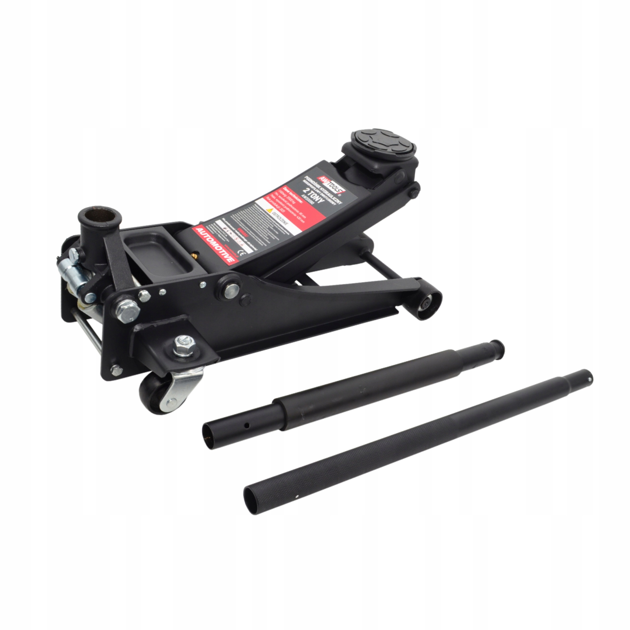 Podnośnik Niskoprofilowy Żaba 2T 85-430mm 2Tłoki Pianka AWTOOLS AW20090 | AW20090 | 5903678632564