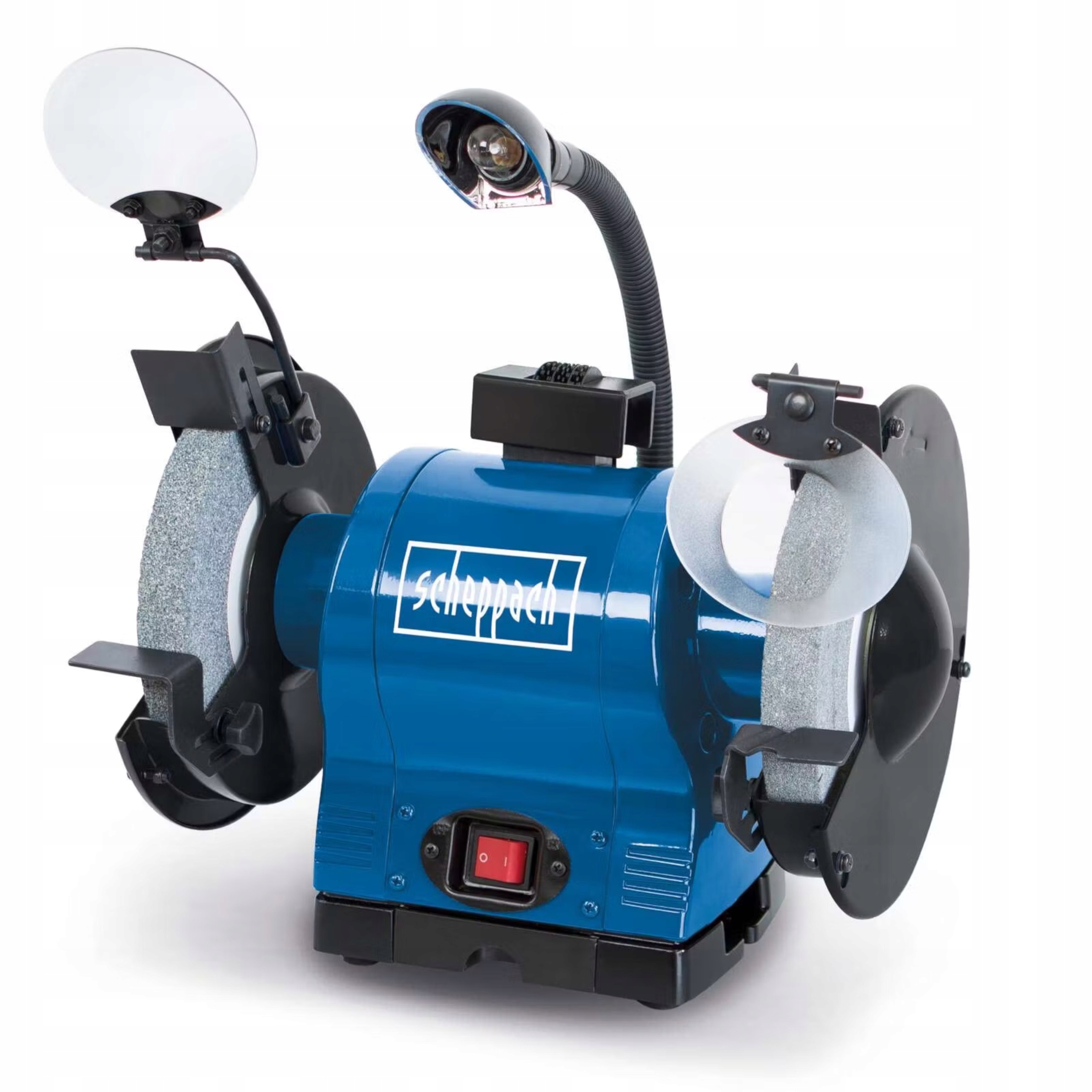 Szlifierka Stołowa Podwójna Scheppach BG200 550W Tarczę 200mm Lampa | SCH4903105901 | 4014915082132