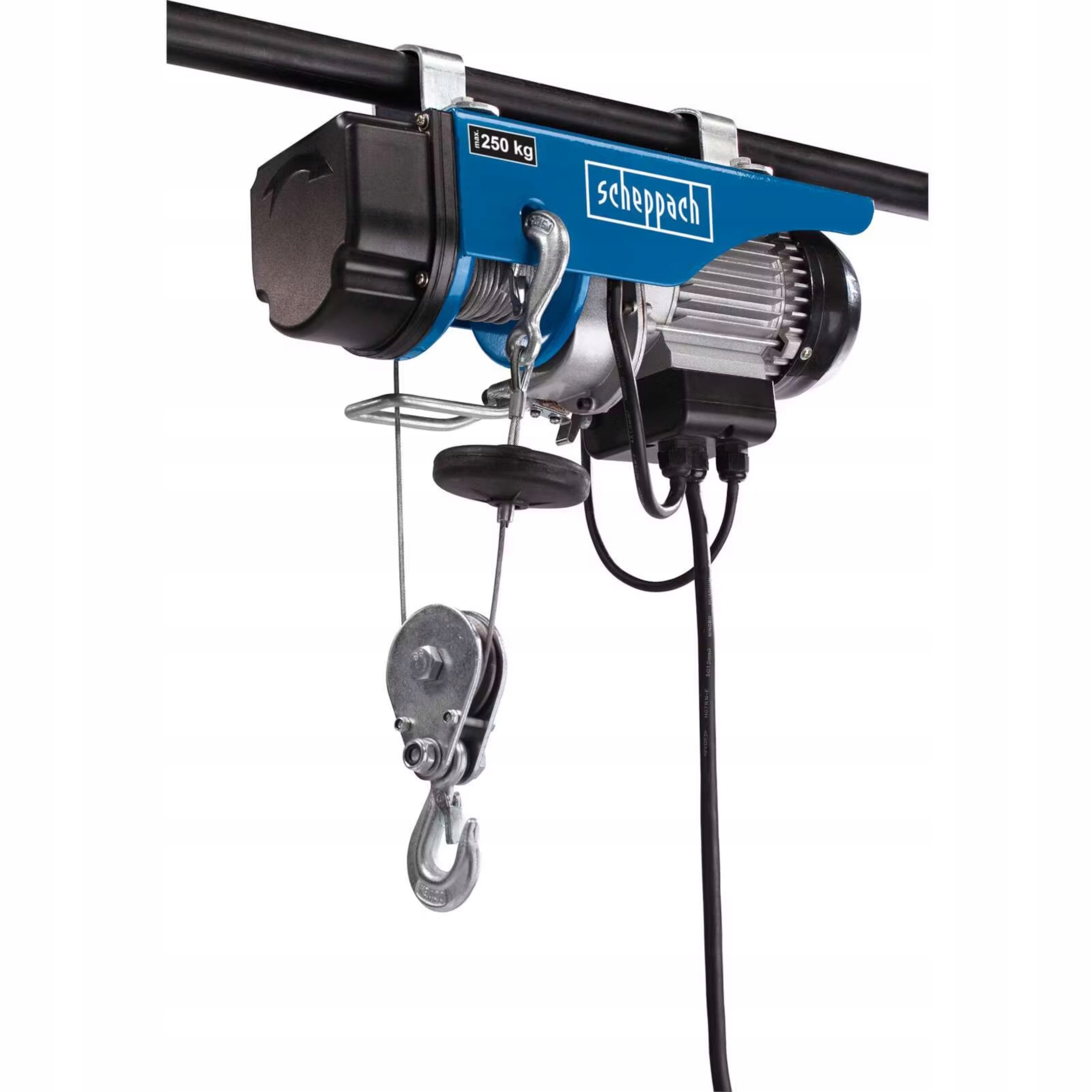 Wciągnik Wciągarka Elektryczna Linowa Scheppach HRS250 530W 125/250kg | SCH4906904000 | 4046664015284