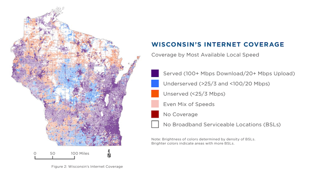 How Better Is Enhancing Rural Life In Wisconsin Vernon Broadband Map Large 