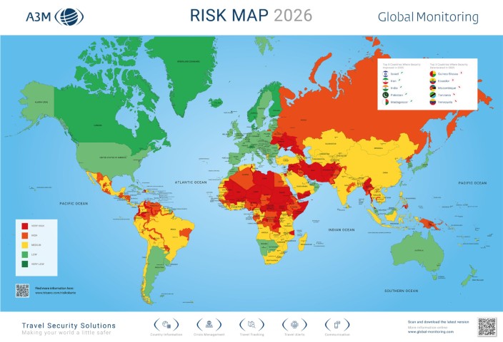 Global Risk Map 2026 Is Onlangs Bijgewerkt VERON Risk Map 2026 