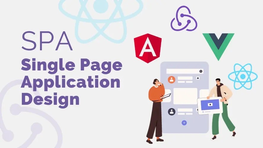 Single page application design