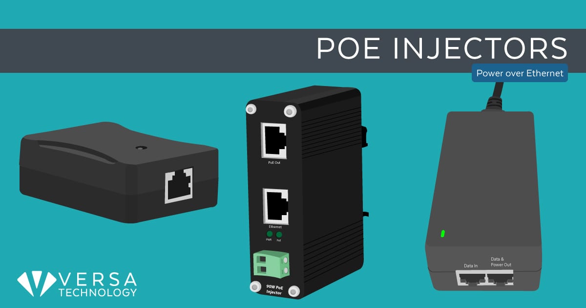 PoE Injector Power Over from Versa Technology