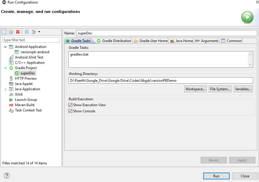 GradleTaskConfiguration