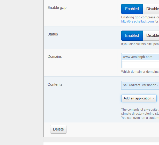 http application changes