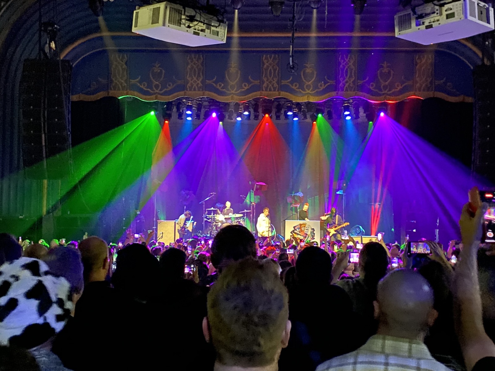 Liam Gallagher and John Squire live