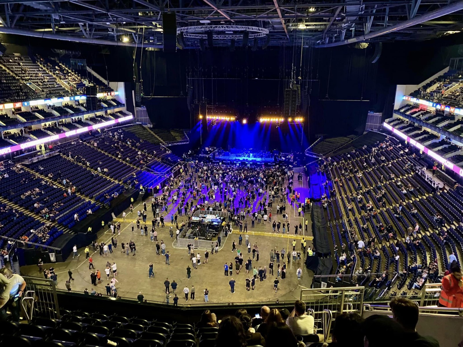 The O2 Arena filling up
